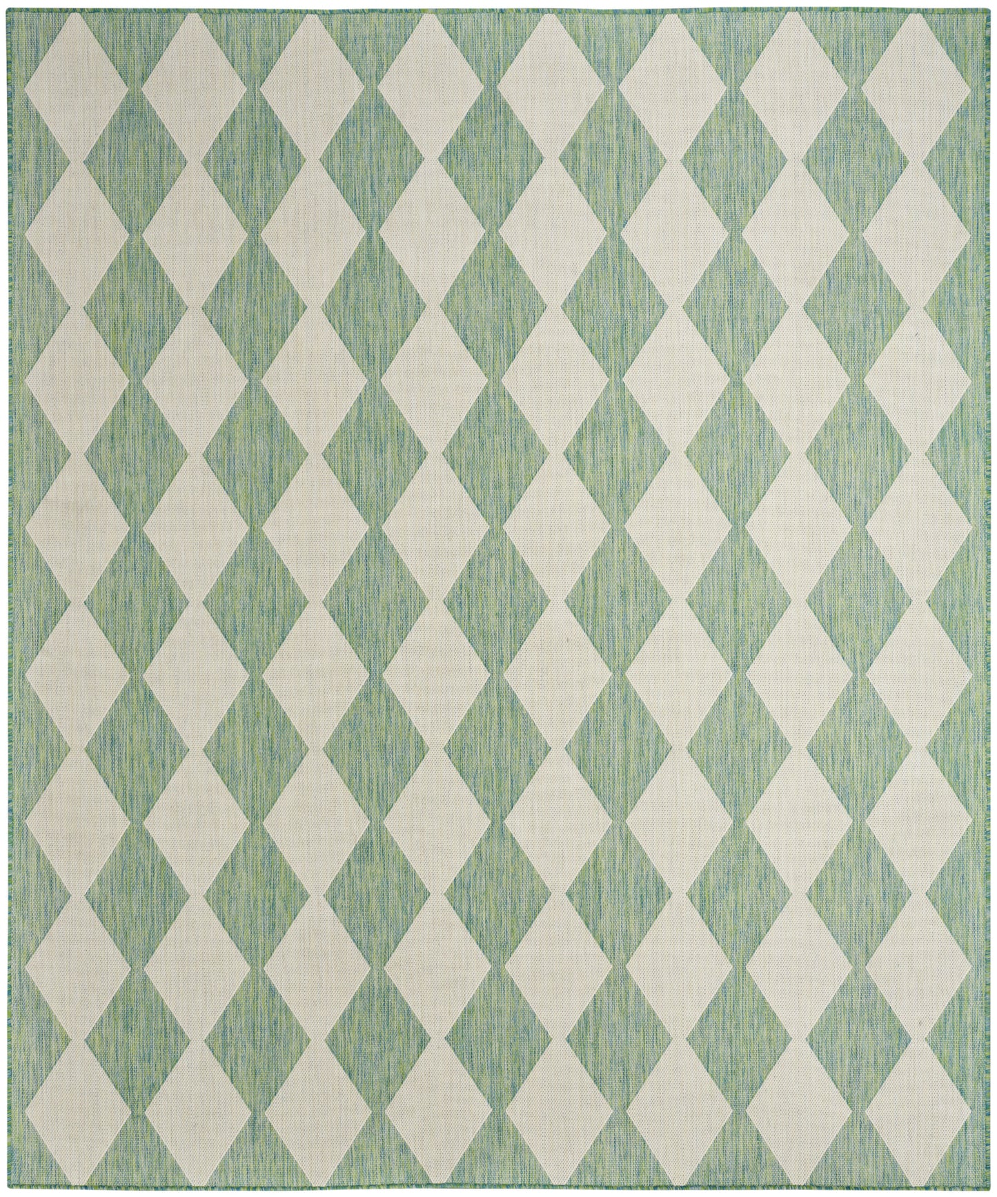 Nourison Positano 10' x 14' Blue Green Modern Rug