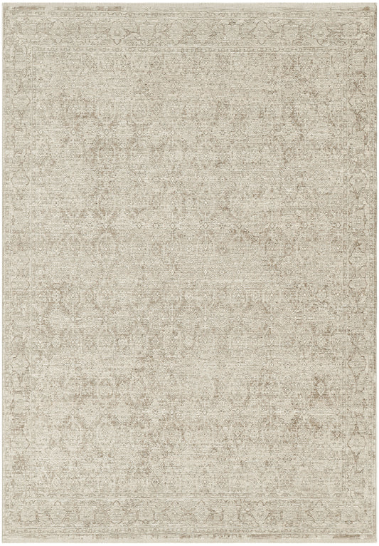Nourison Shadows 5'3" x 7'3" Ivory Grey Vintage Indoor Rug