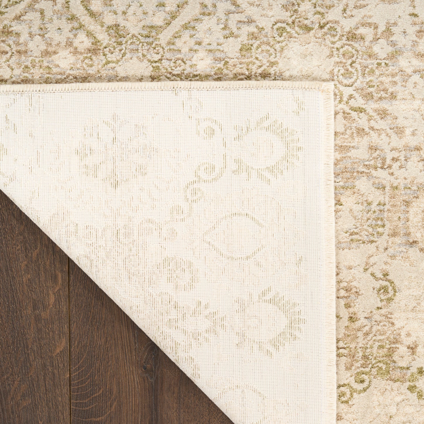 Nourison Sultana 7'10" x 10'2" Beige Green Vintage Indoor Rug