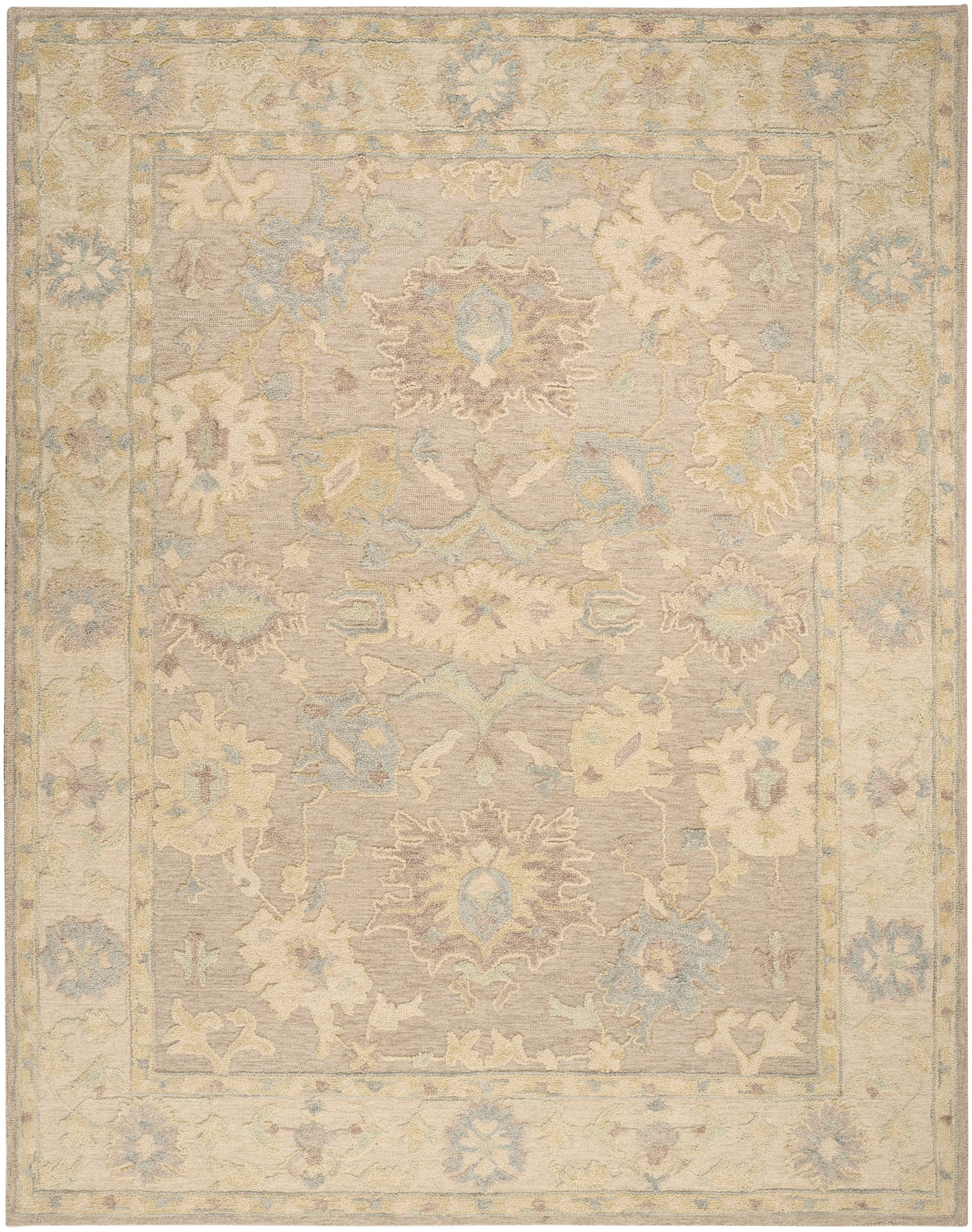 Nourison Maison 5'9" x 8'9" Taupe Ivory Vintage Indoor Rug