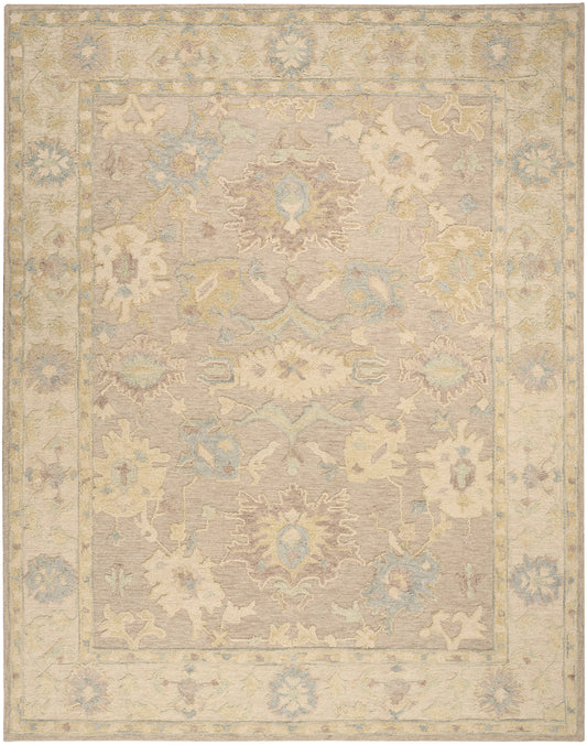 Nourison Maison 5'9" x 8'9" Taupe Ivory Vintage Indoor Rug