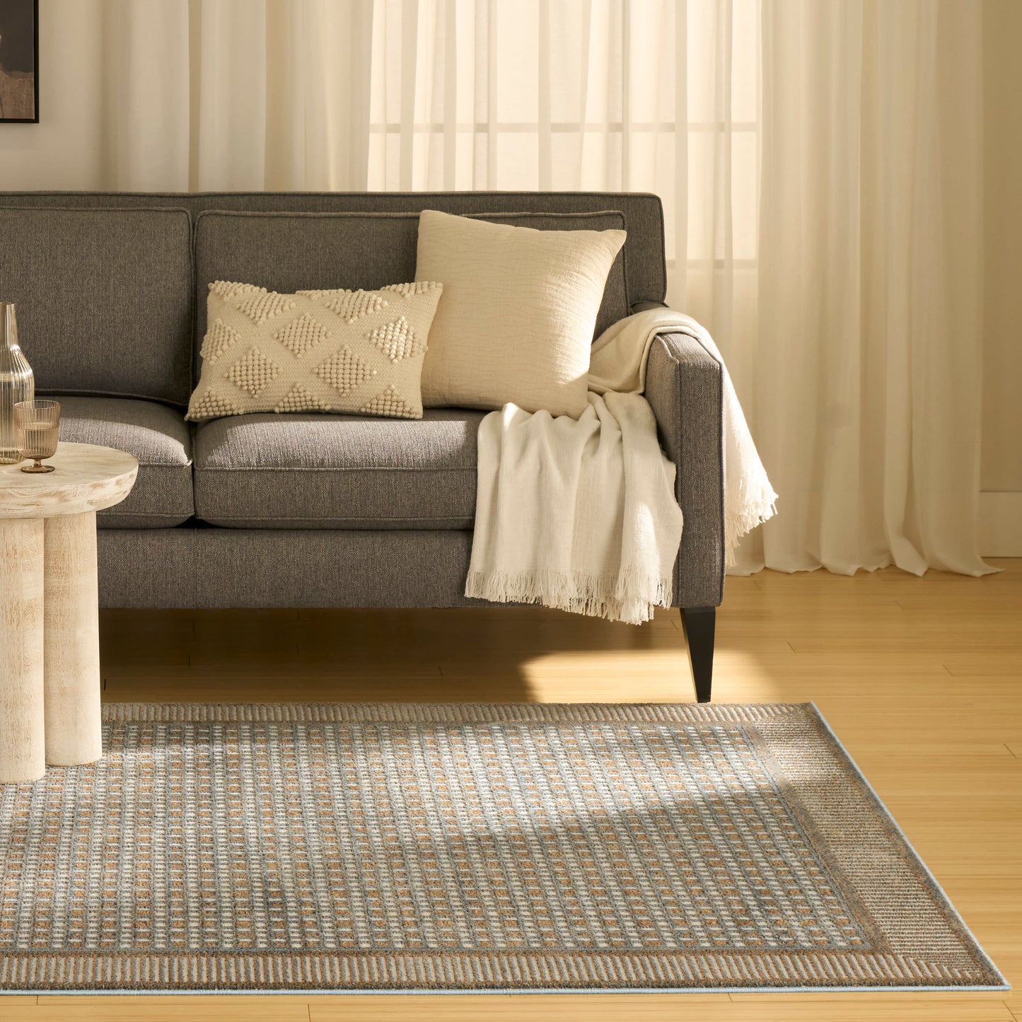 Nourison Nordic 5' x 7' Multicolor Modern Indoor Rug