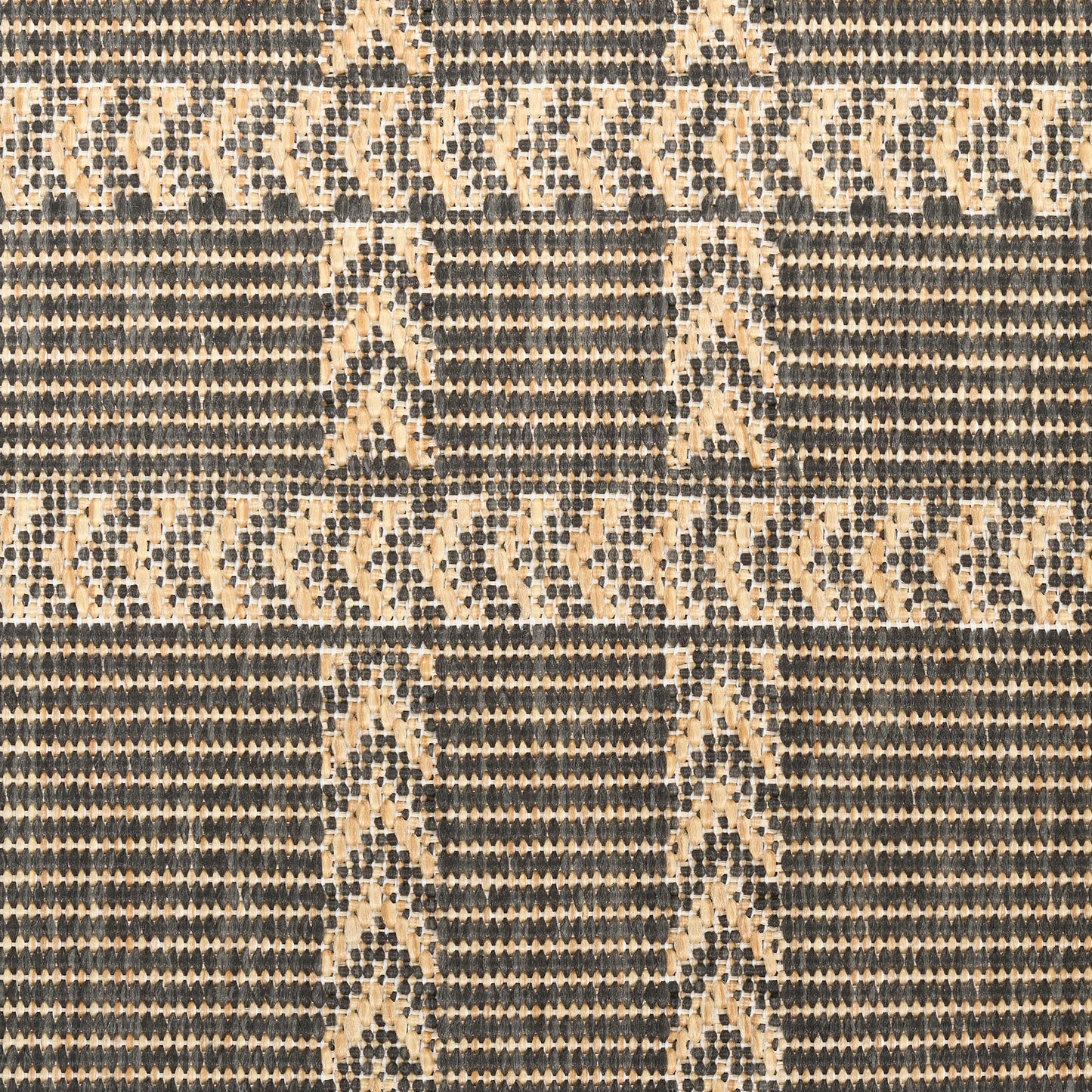 Nourison Horizon Indoor/Outdoor 4' x 6' Charcoal Modern Rug