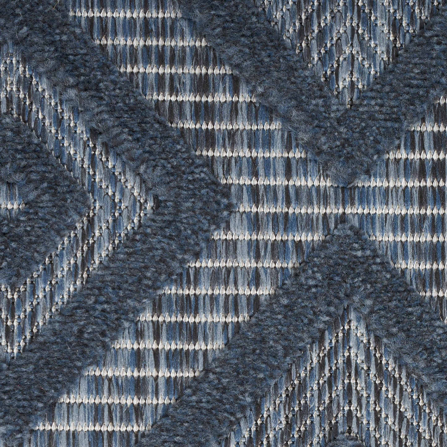 Nourison Versatile 9' x 12' Navy Blue Modern Rug