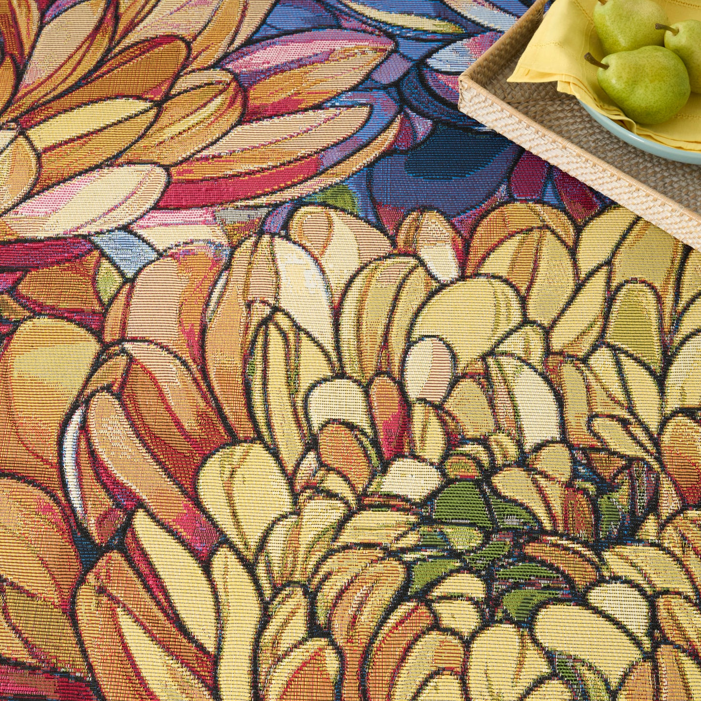 Nourison Color Splash 5'3" x 7'3" Multicolor Outdoor Rug