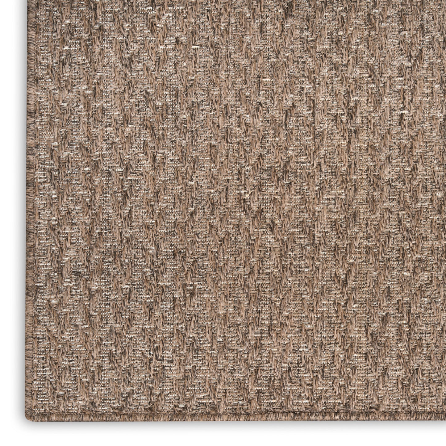 Nourison Tulum 2'2" x 8' Brown Outdoor Rug