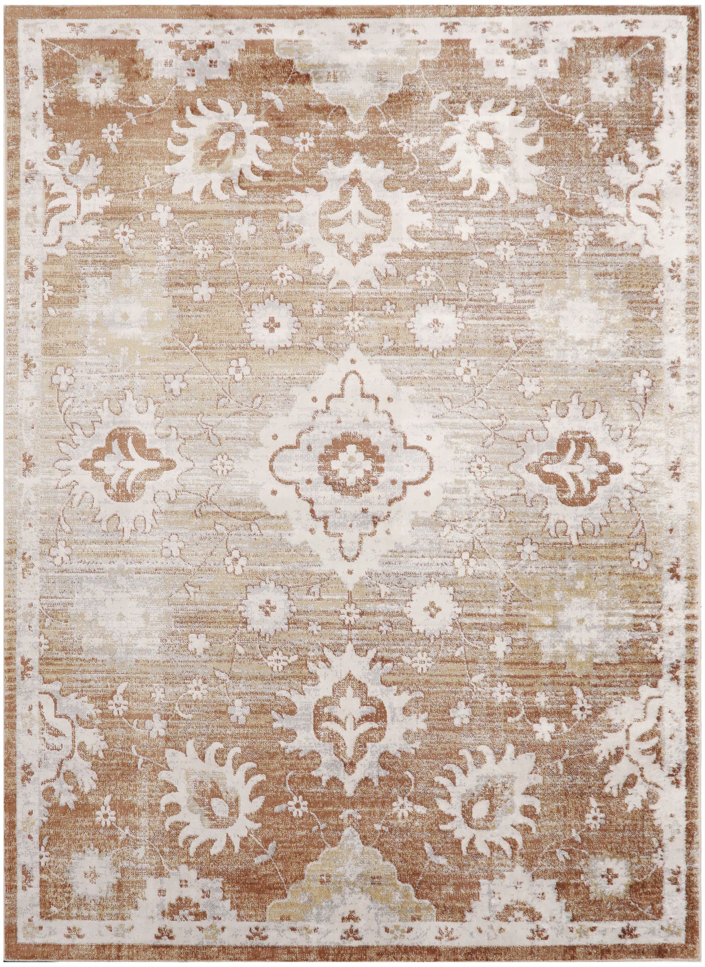 Nourison Astra Machine Washable 9' x 12' Copper Vintage Indoor Rug