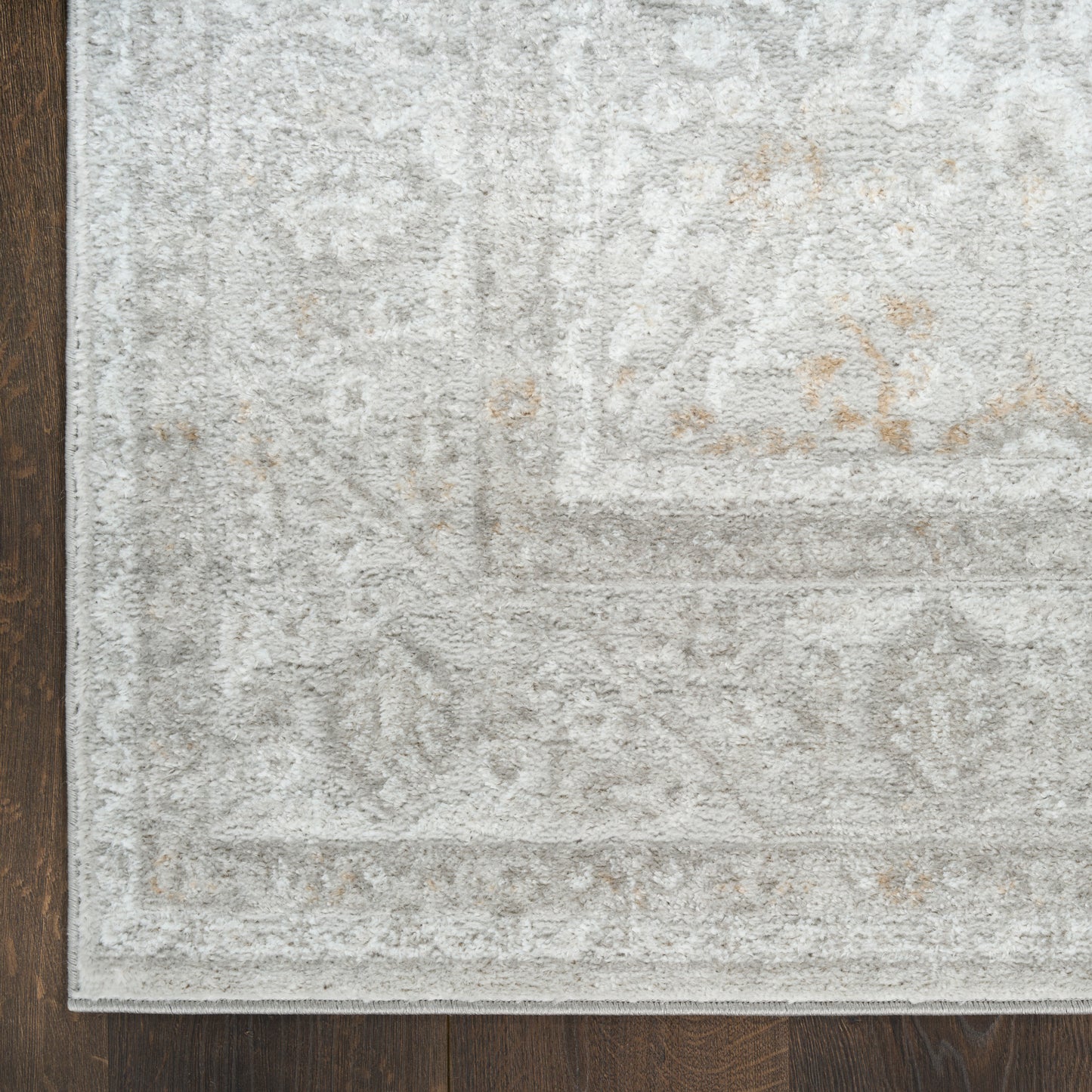 Nourison Dekor 4' x 6' Grey Vintage Indoor Rug