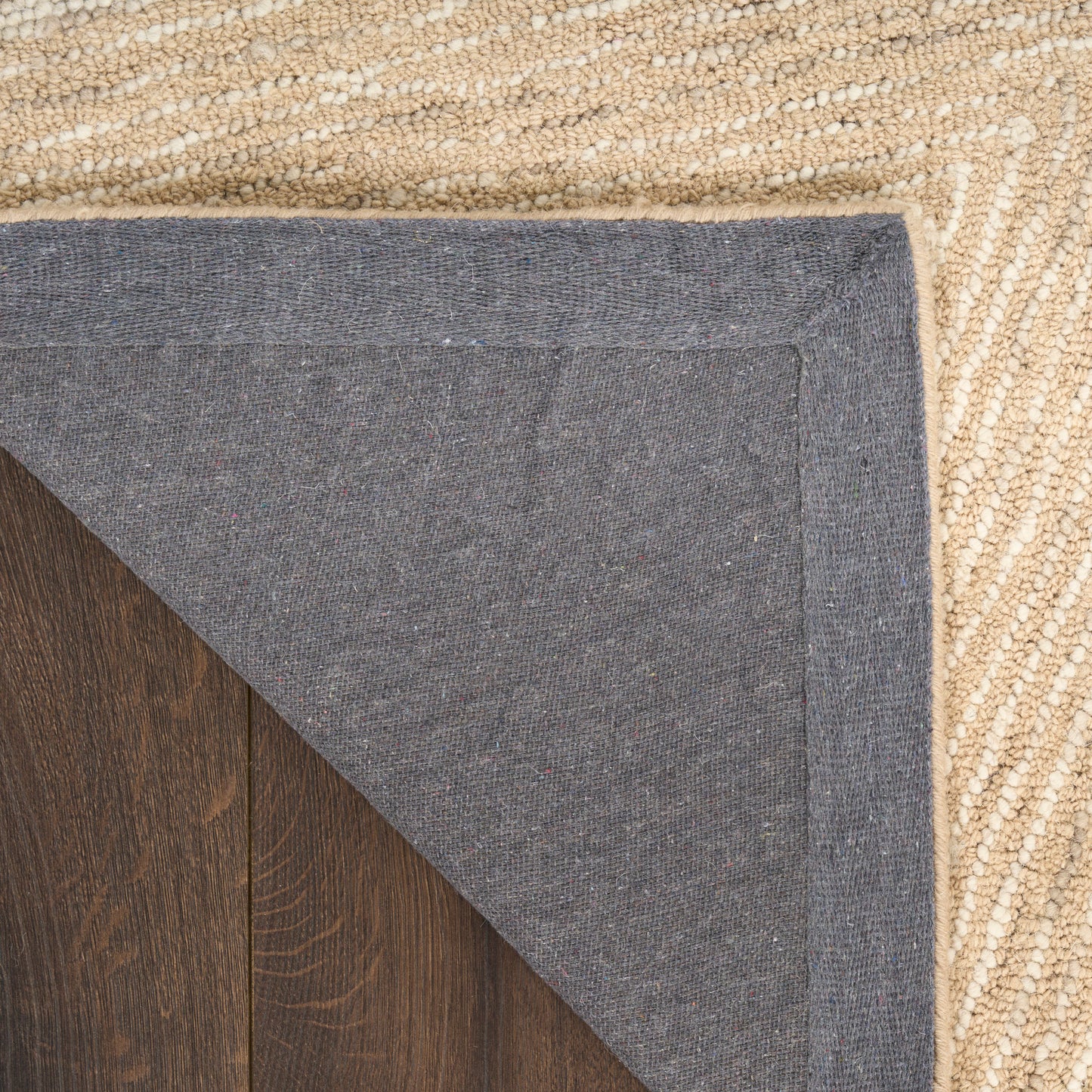 DKNY Pure Angles 5'3" x 7'3" Camel Modern Indoor Rug