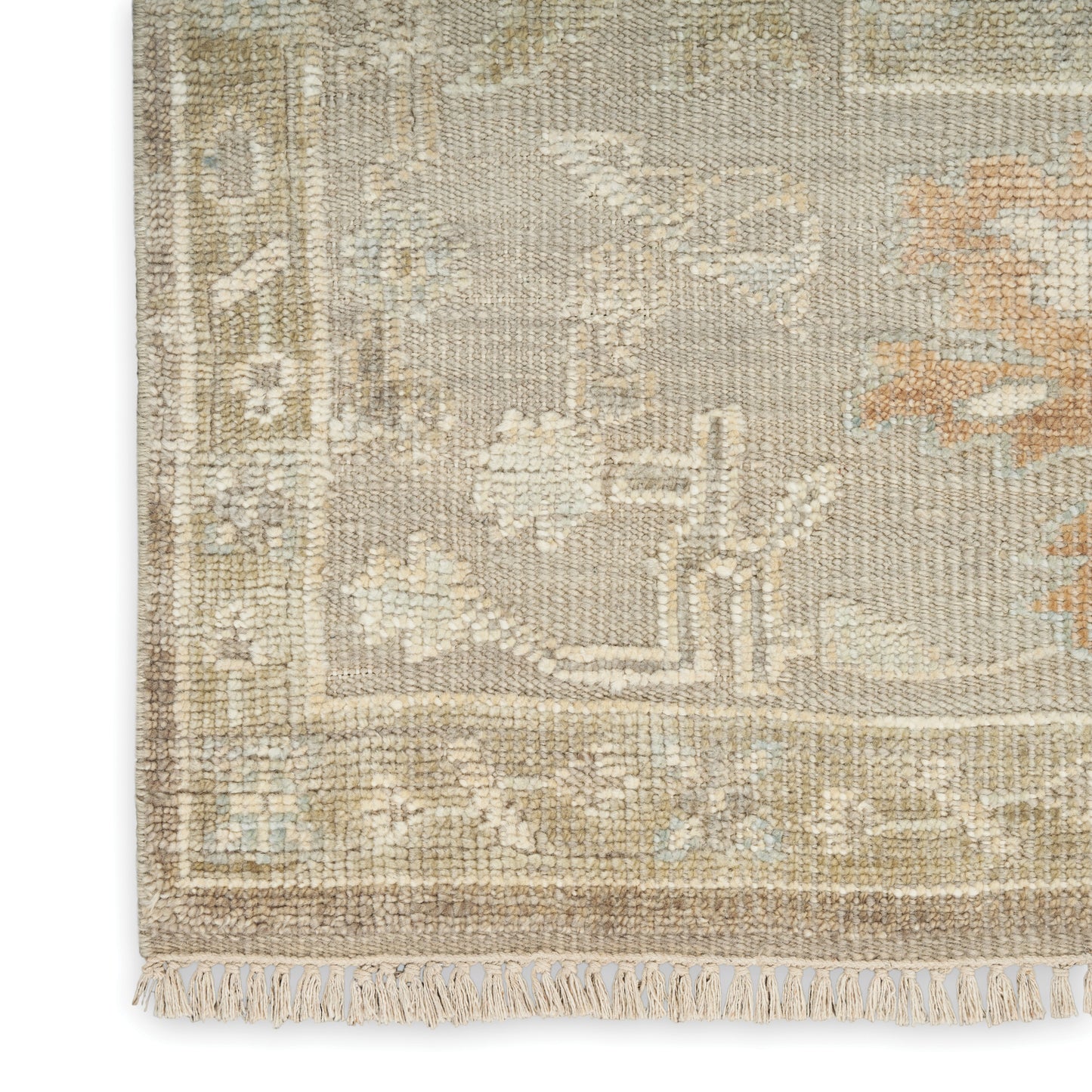 Nourison Whispers 8' x 10' Taupe Vintage Indoor Rug