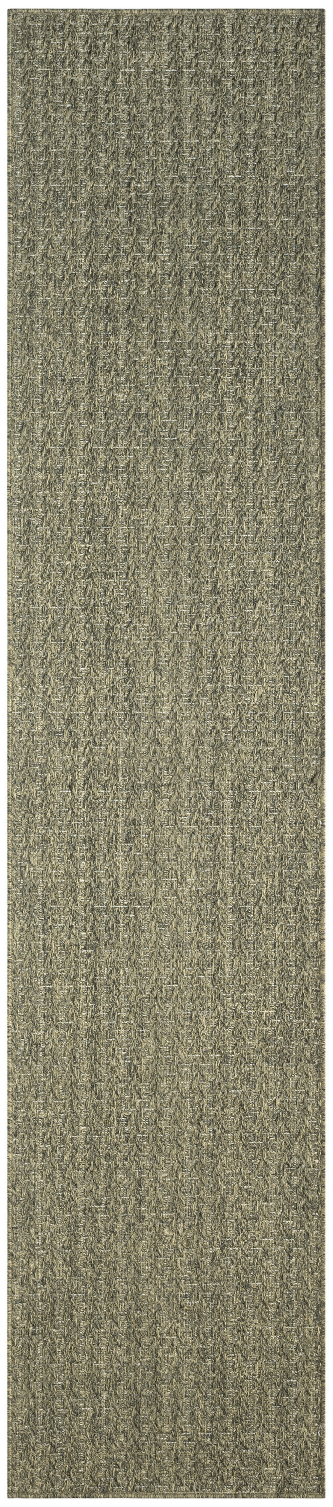 Nourison Tulum 2'2" x 10' Olive Outdoor Rug