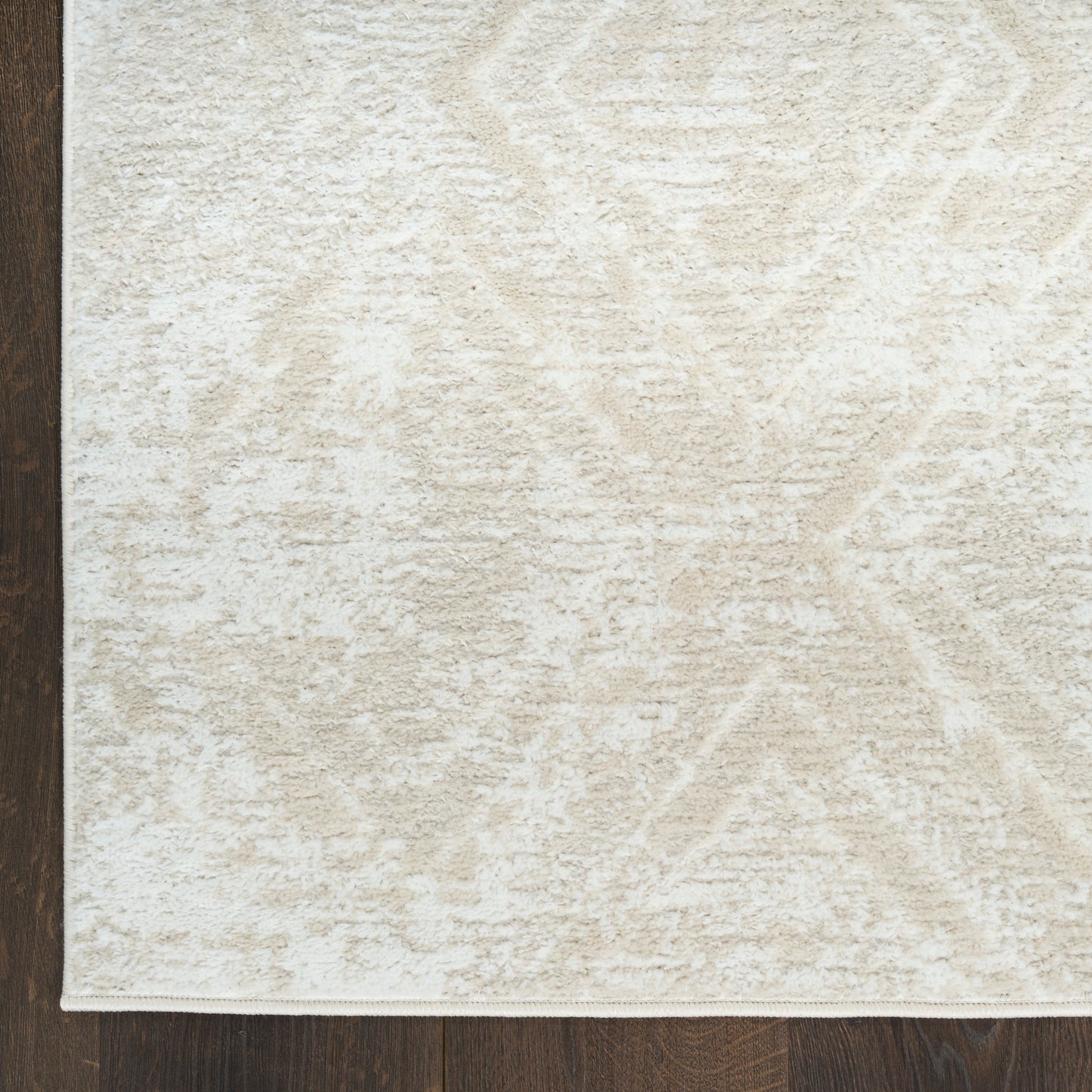 Nourison Dekor 5'3" x 7' Beige Modern Indoor Rug