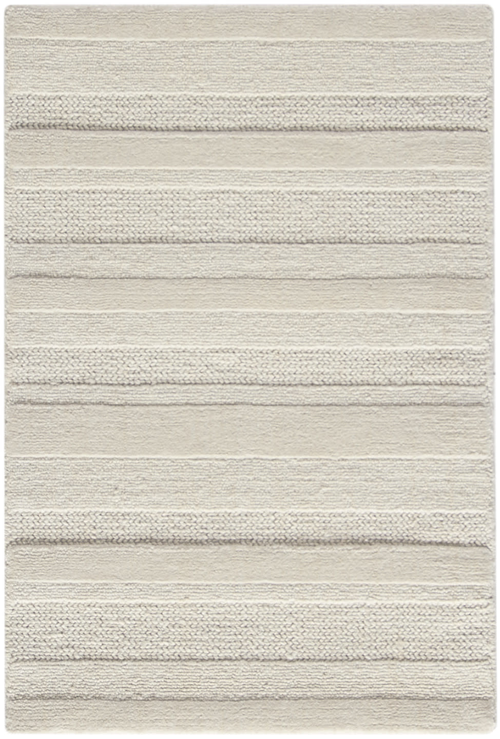 DKNY Pure Multi Weave 2' x 3' Ivory Contemporary Indoor Rug