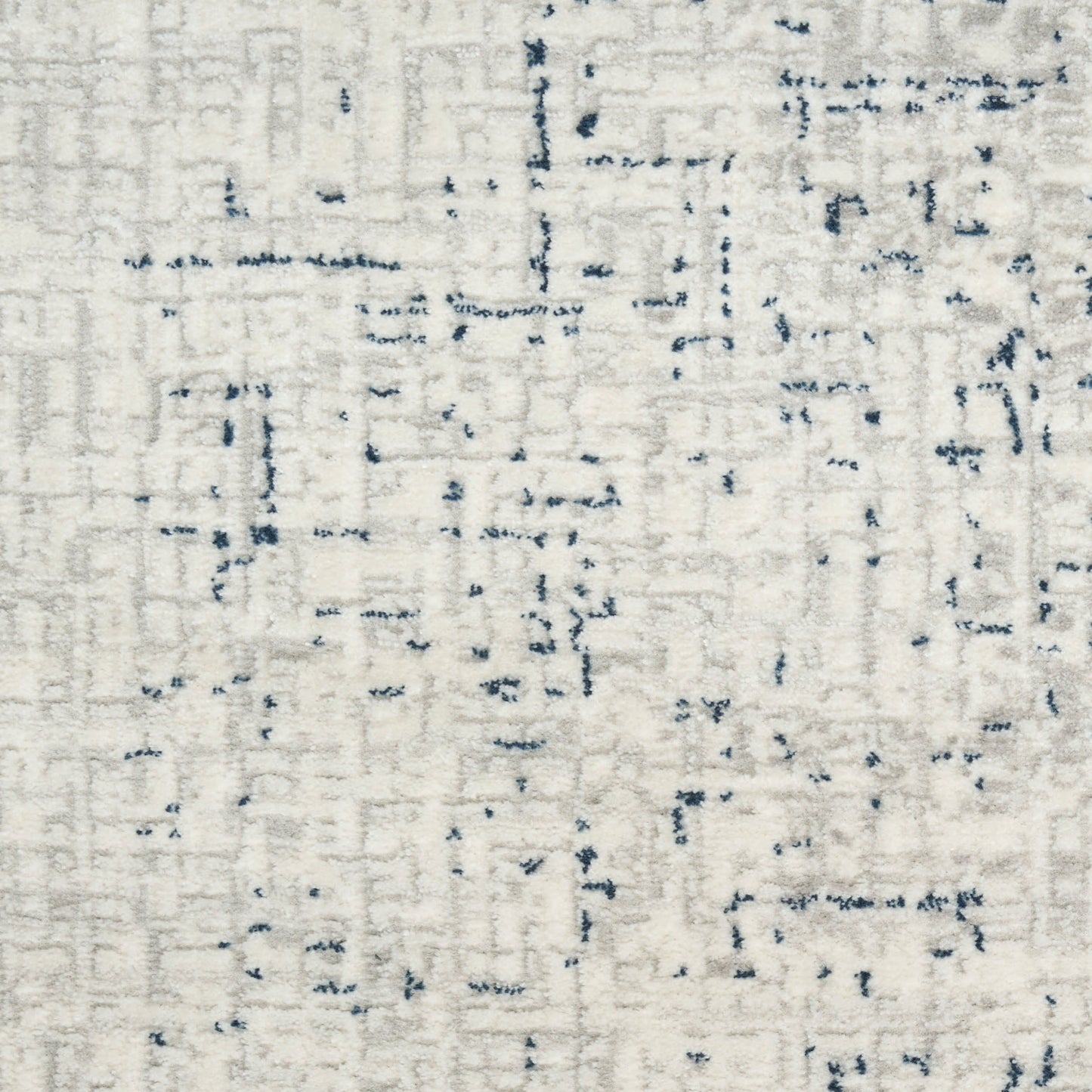 DKNY Grand Street 9' x 12' Ivory Blue Modern Indoor Rug