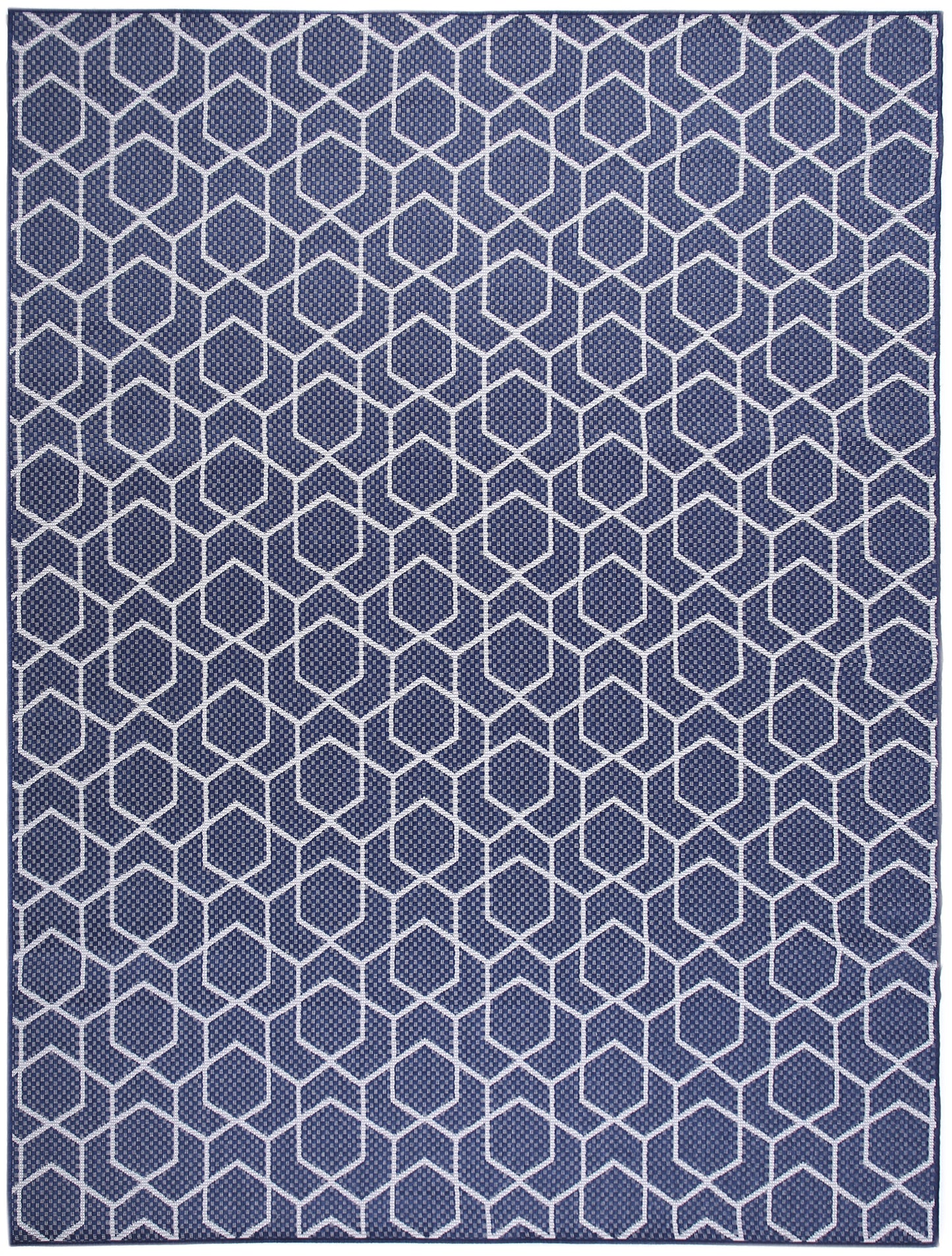 Nourison Horizon Indoor/Outdoor 9' x 12' Navy Modern Rug