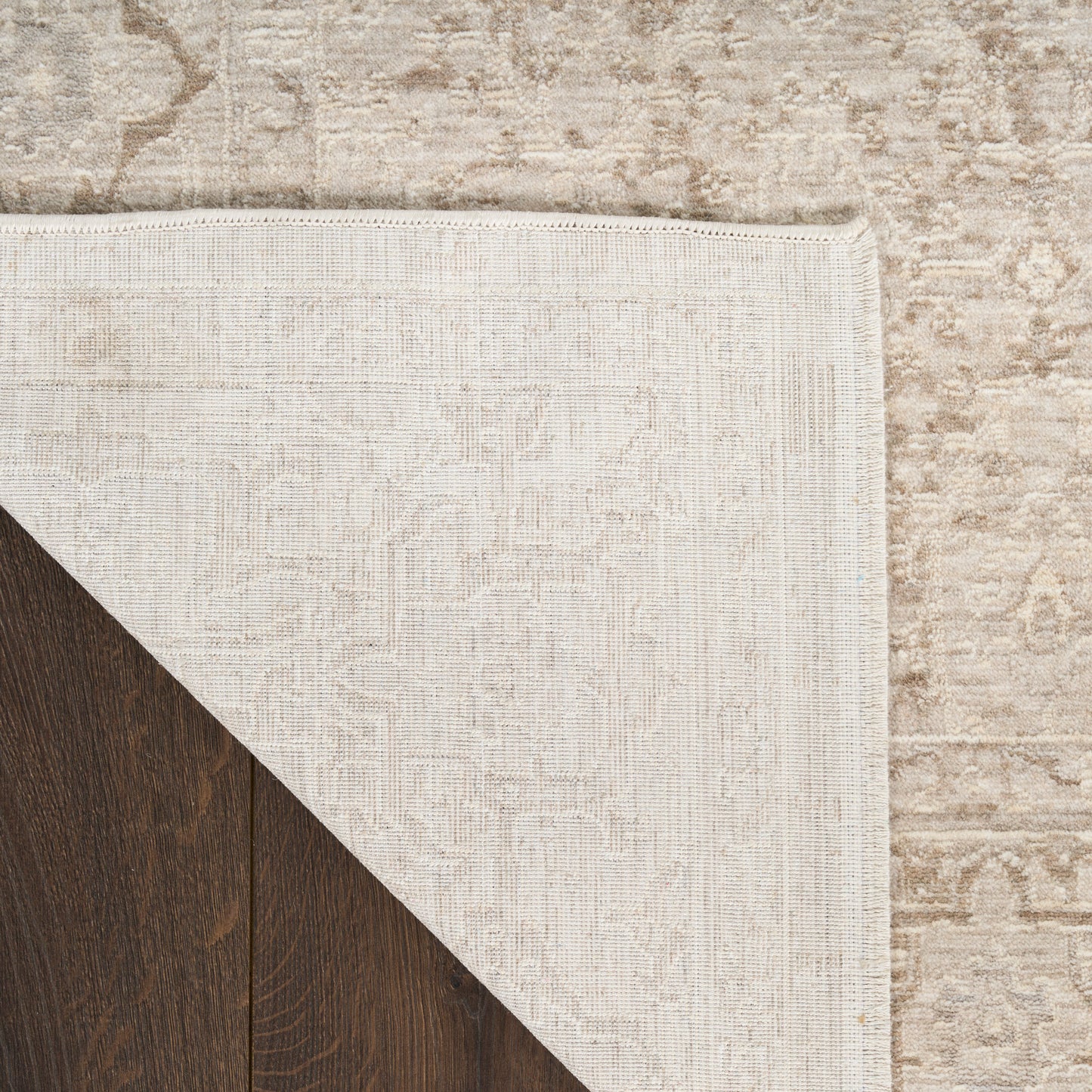 Nourison Shadows 10' x 13' Ivory Grey Vintage Indoor Rug