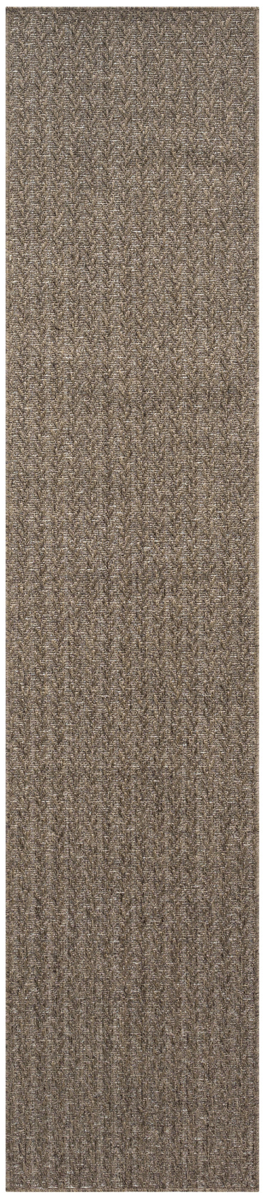 Nourison Tulum 2' x 6' Brown Outdoor Rug