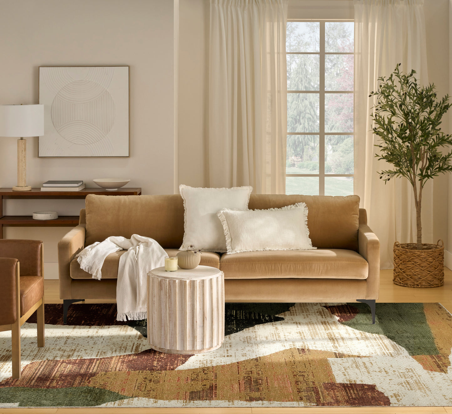 Nourison Nordic 8' x 10' Beige Multi Modern Indoor Rug
