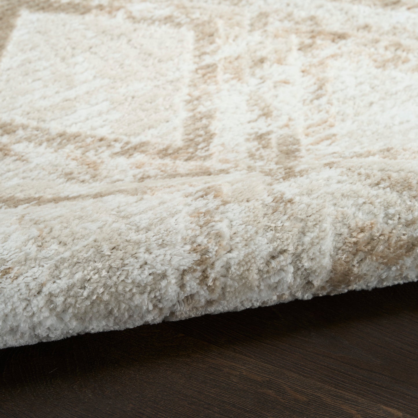 Nourison Dekor 4' x 6' Ivory Taupe Modern Indoor Rug