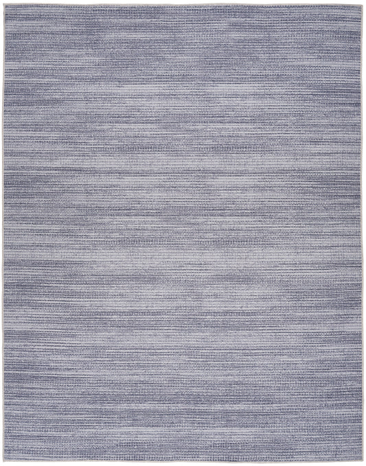 Nourison Nourison Washables 9'2" x 12' Grey Modern Indoor Rug
