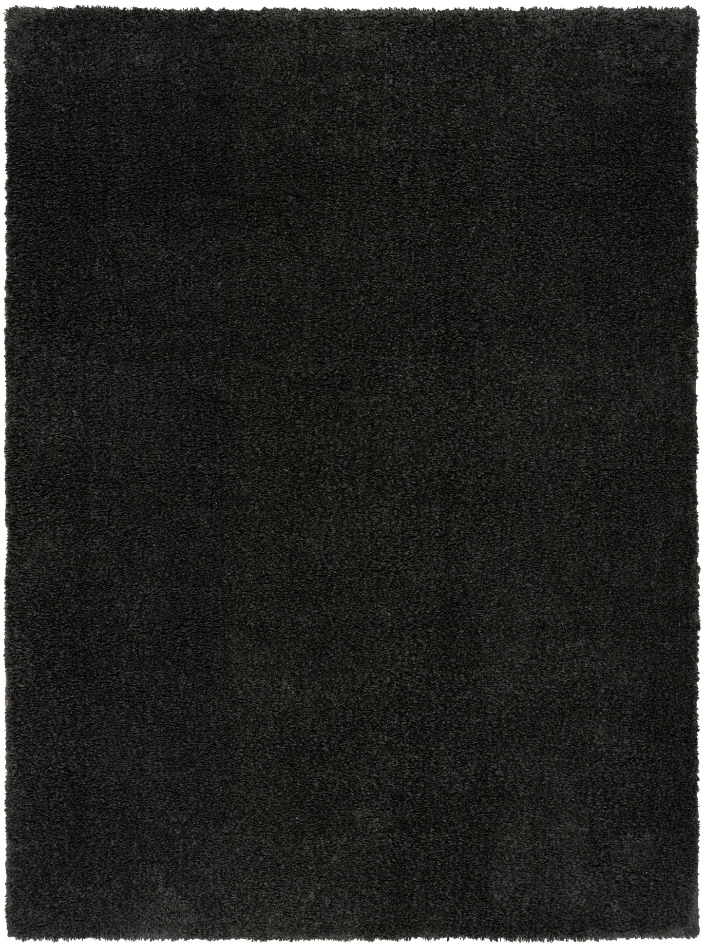 Nourison Pacific Shag 7'10" x 9'10" Black Shag Indoor Rug