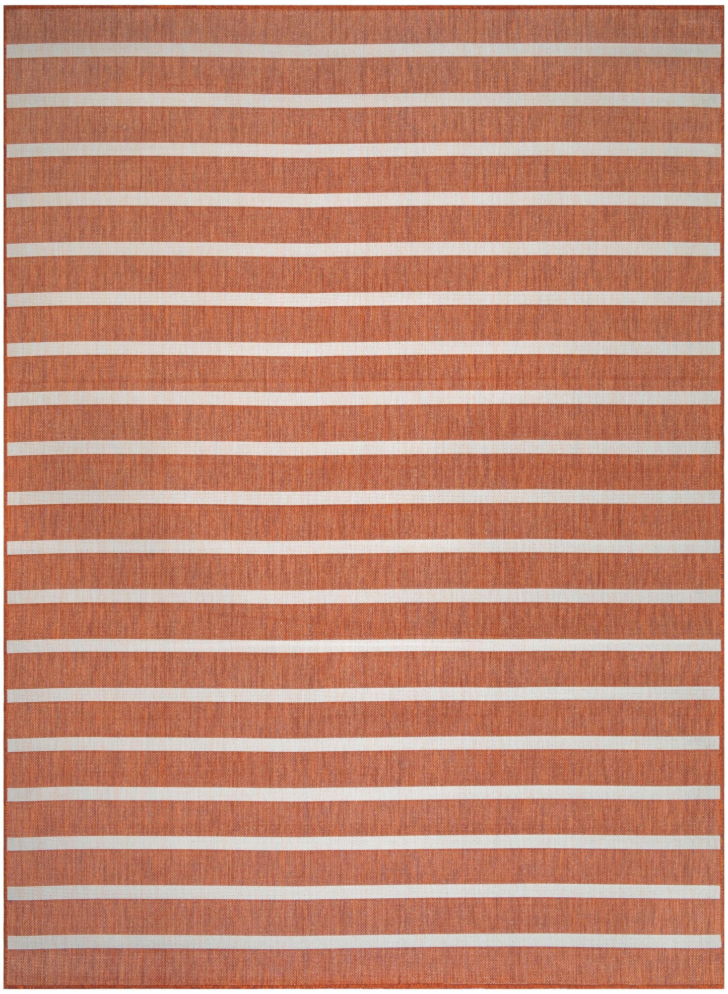 Nourison Positano 10' x 14' Terracotta Ivory Modern Rug