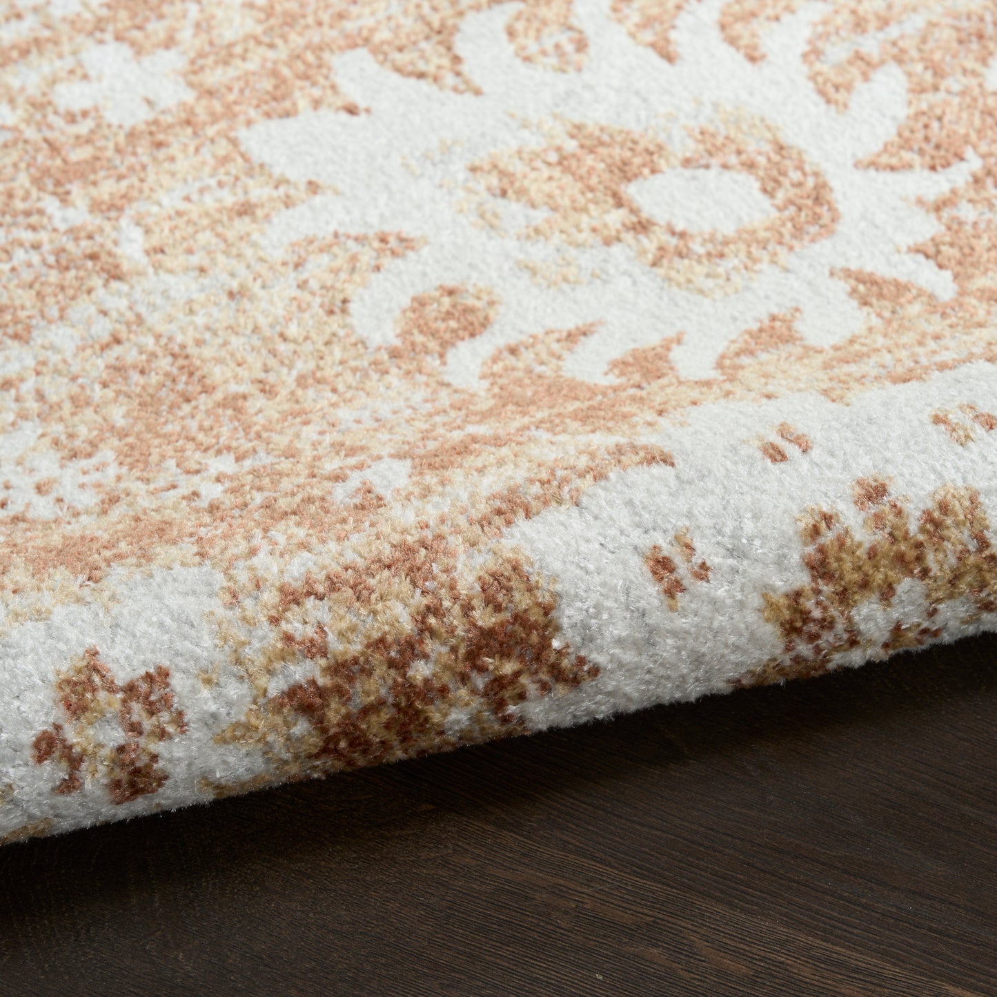 Nourison Astra Machine Washable 9' x 12' Copper Vintage Indoor Rug