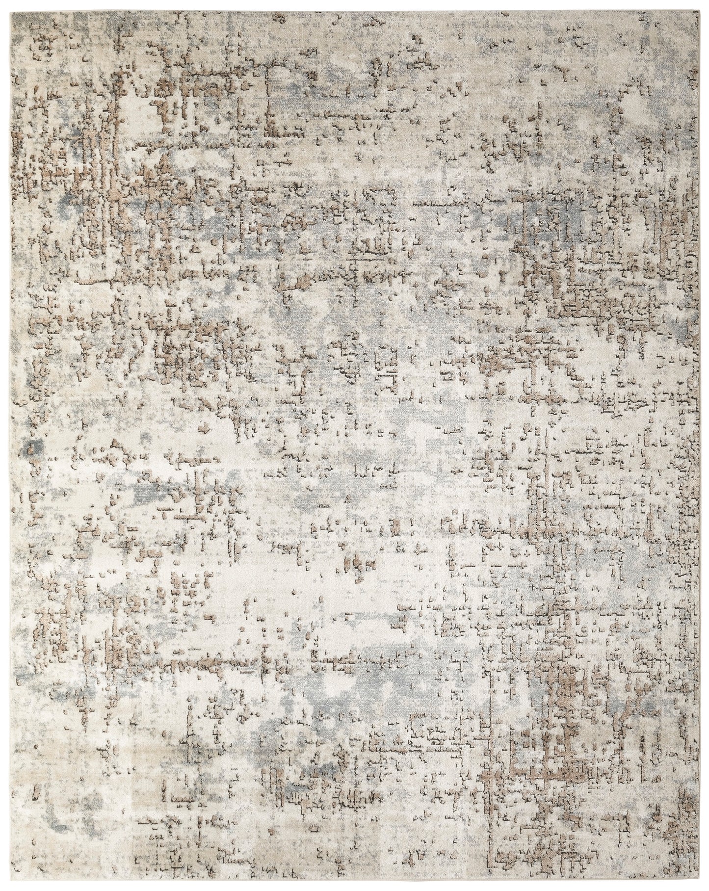 Nourison Quarry 7'10" x 9'10" Ivory Beige Modern Indoor Rug