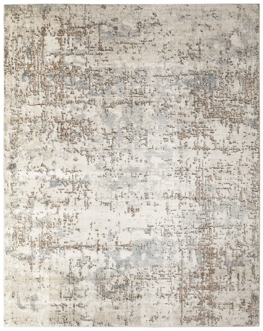 Nourison Quarry 7'10" x 9'10" Ivory Beige Modern Indoor Rug