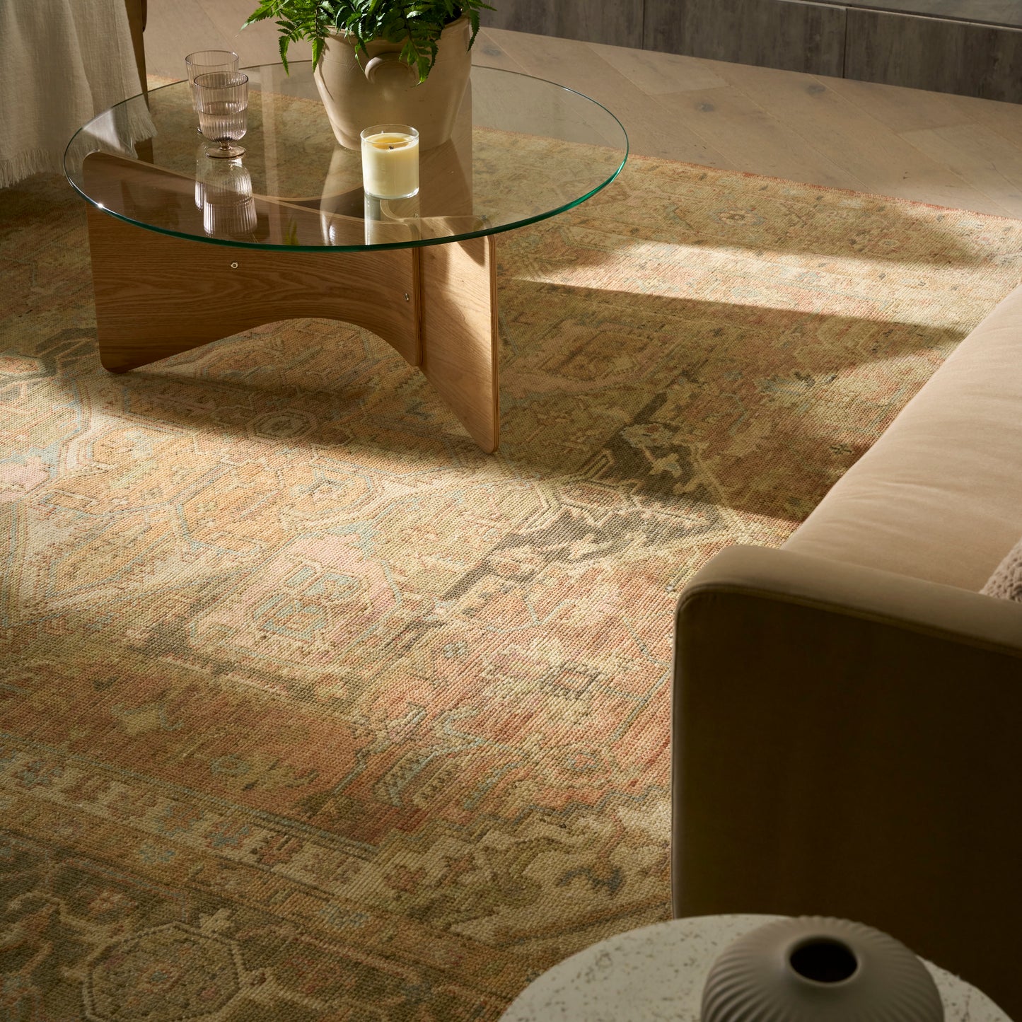 Nourison Heritage Vine 9' x 12' Rust Vintage Indoor Rug