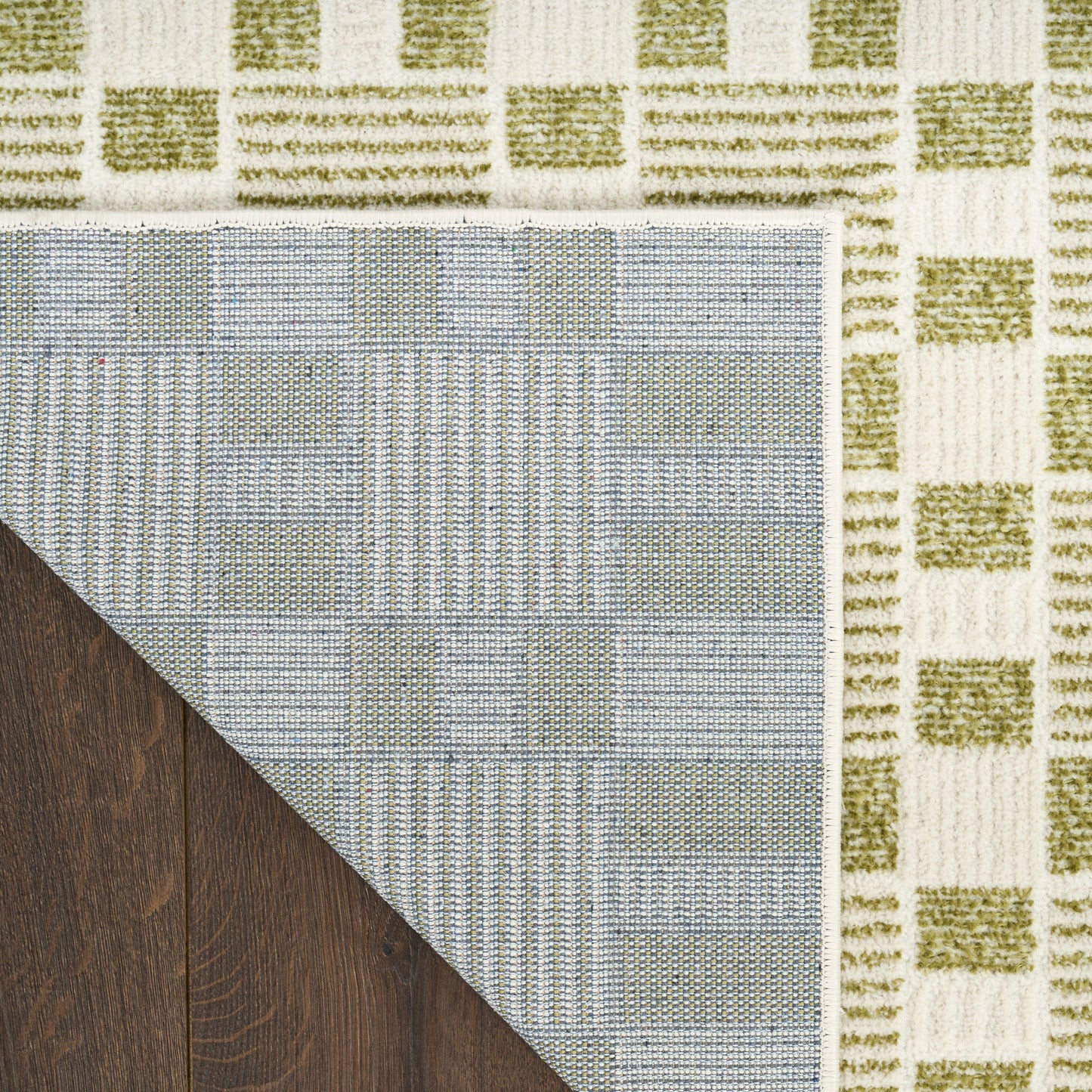 Nourison Nordic 4' x 6' Green Modern Indoor Rug