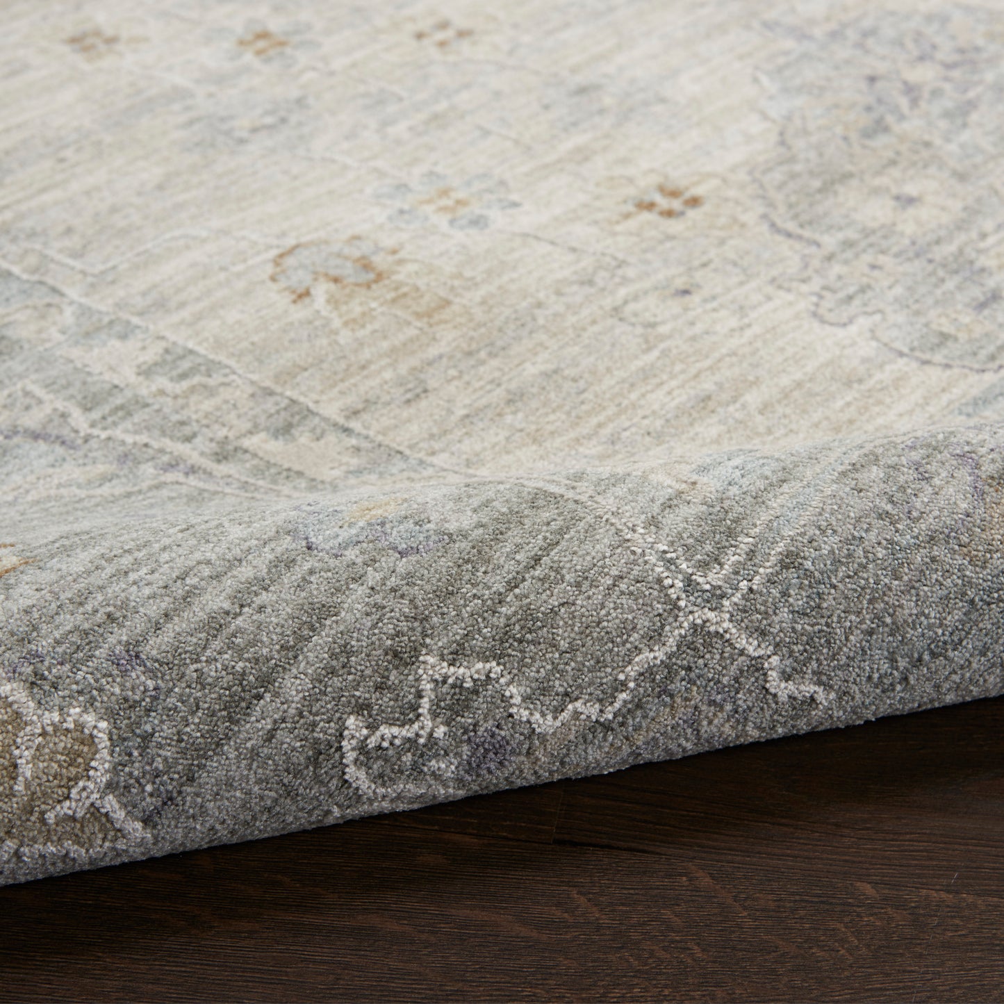 Nourison Infinite 2'3" x 10'2" Lt Grey Vintage Indoor Rug