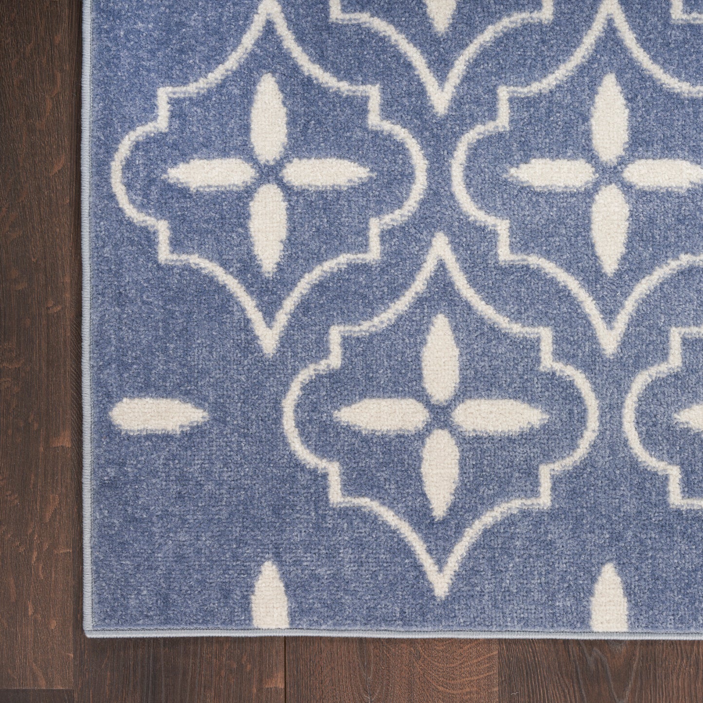 Nourison Nourison Essentials 6' x 9' Blue Ivory Modern Rug