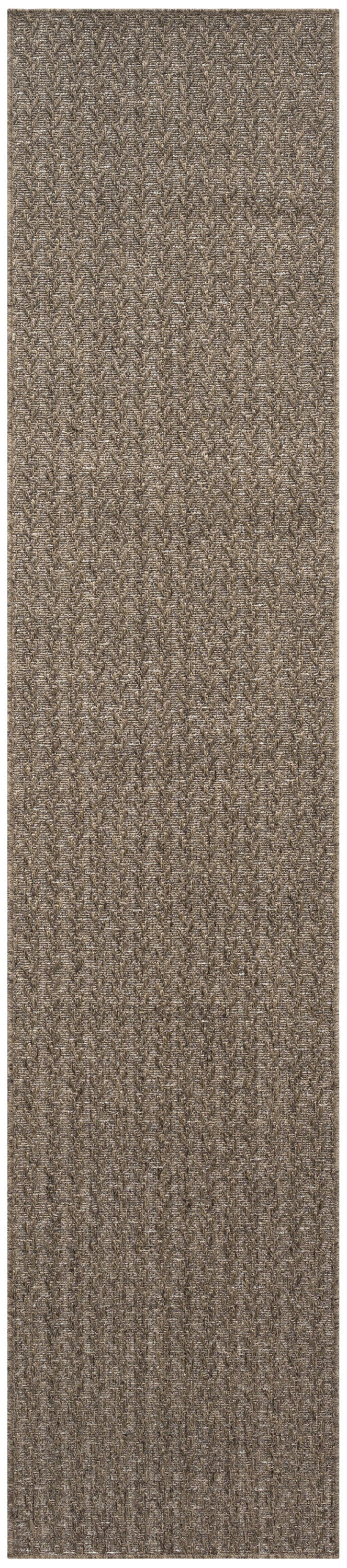 Nourison Tulum 2'2" x 8' Brown Outdoor Rug