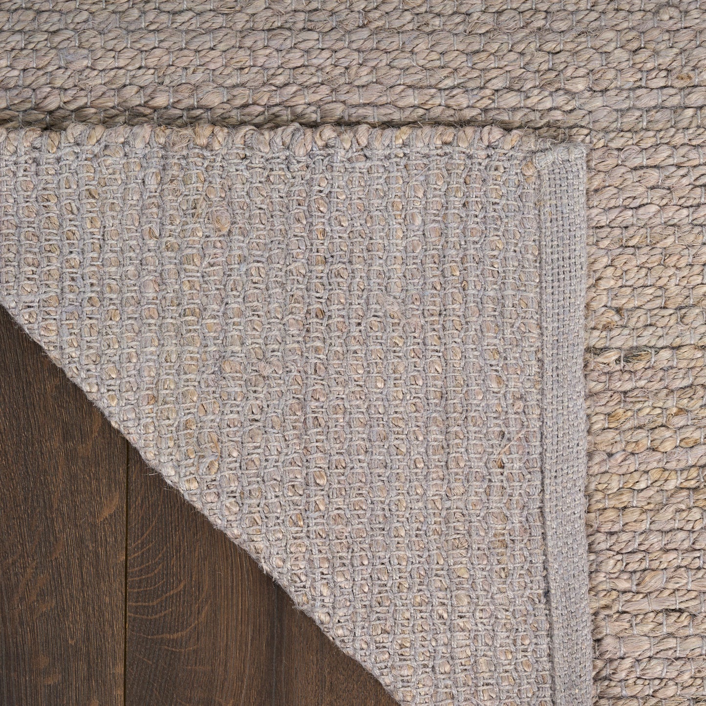 Nourison Natural Jute 9' x 12' Grey Farmhouse Indoor Rug