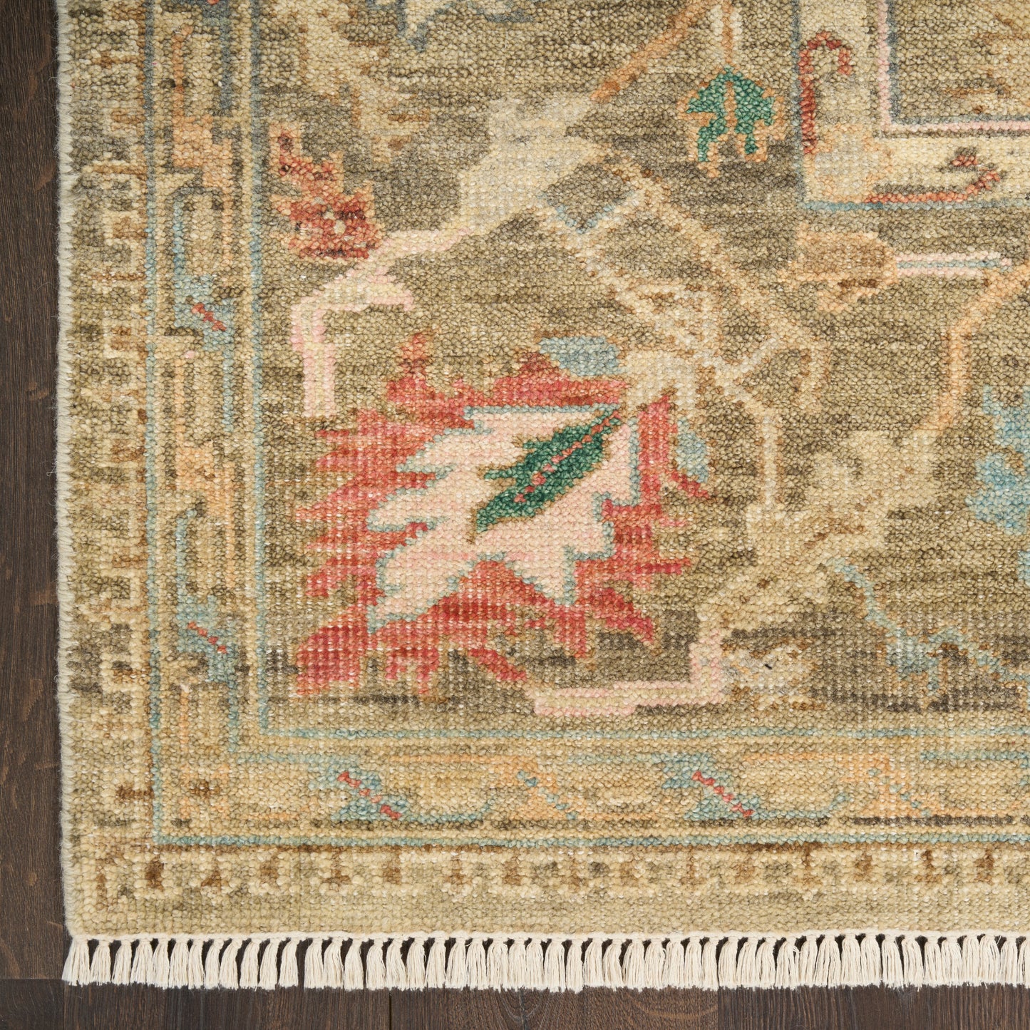 Nourison Heritage Vine 2' x 3' Charcoal Vintage Indoor Rug