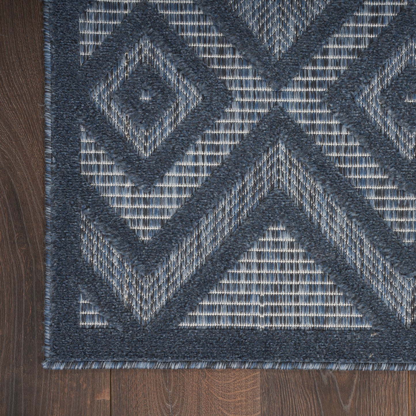 Nourison Versatile 9' x 12' Navy Blue Modern Rug