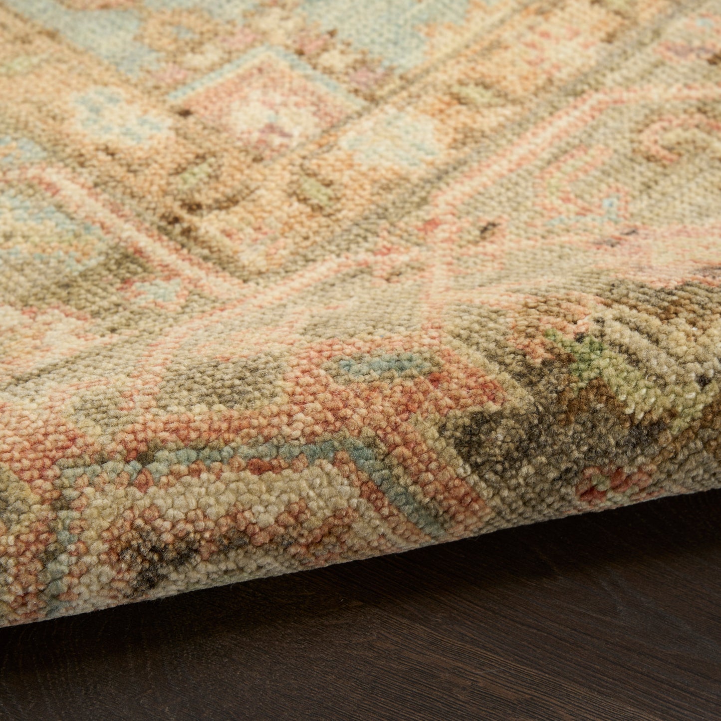 Nourison Heritage Vine 2' x 3' Rust Vintage Indoor Rug