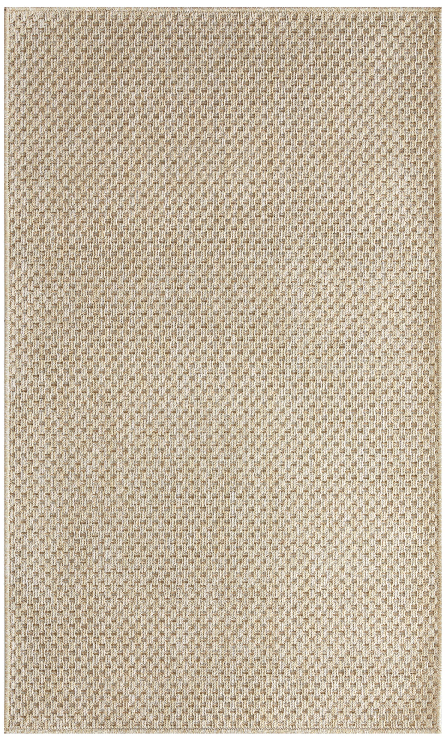 Nourison Tulum 3' x 5' Cream Outdoor Rug