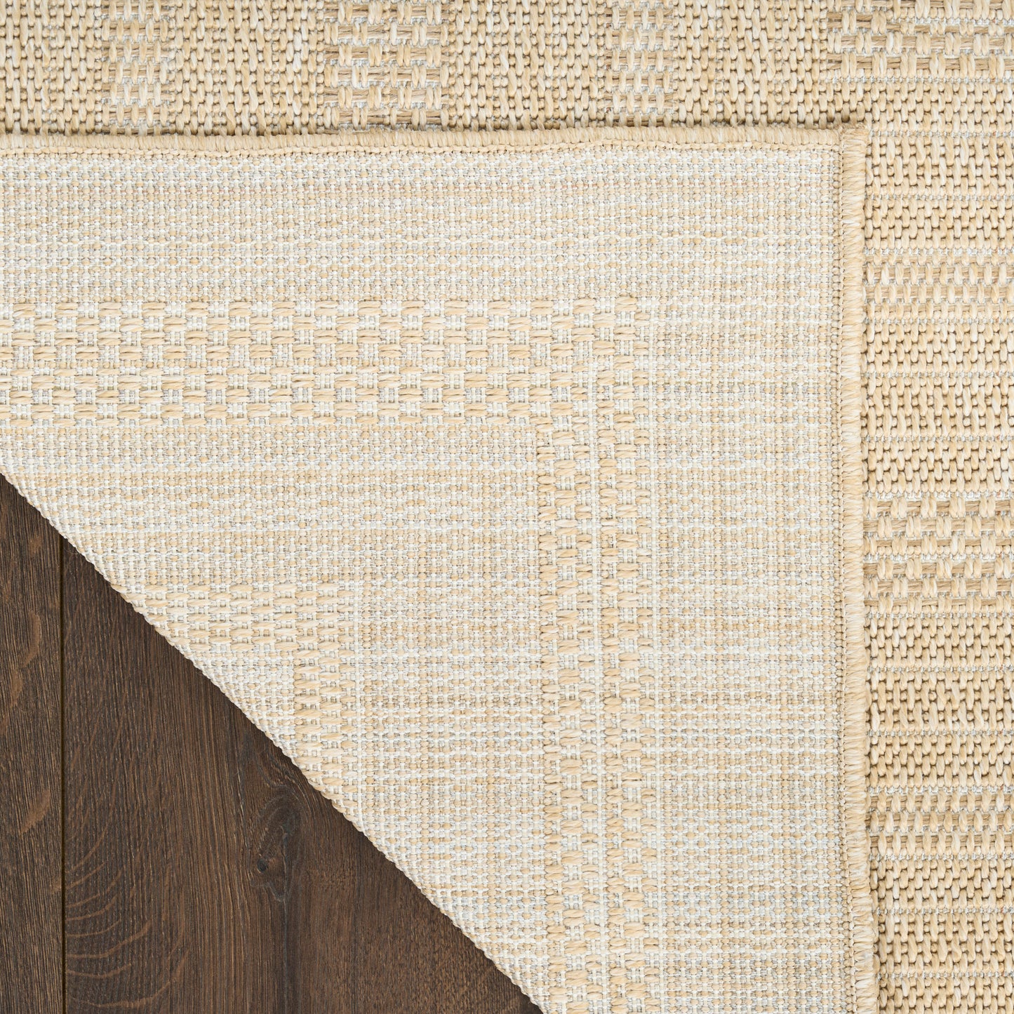 Nourison Tulum 10' x 14' Cream Outdoor Rug