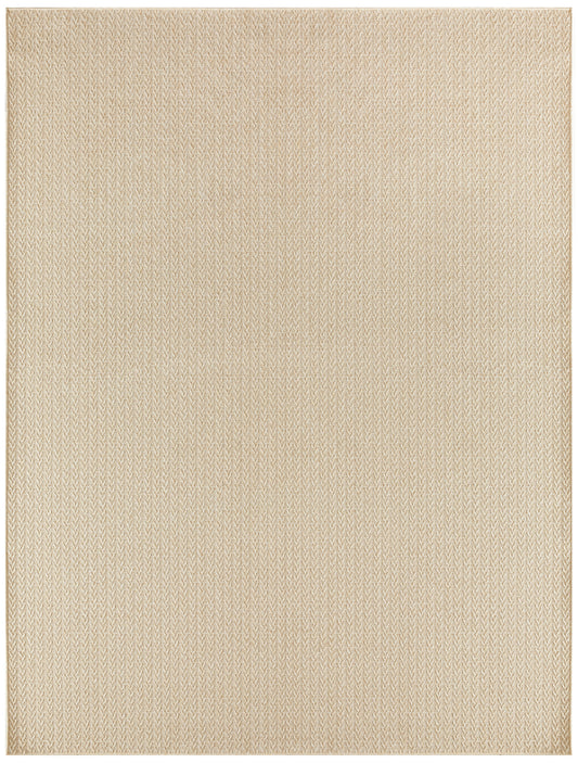 Nourison Tulum 9' x 12' Cream Outdoor Rug