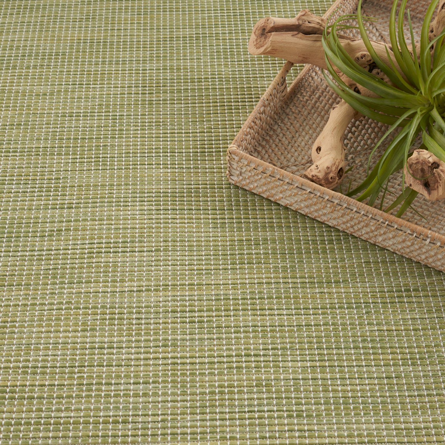 Nourison Positano 10' x 14' Green Modern Rug