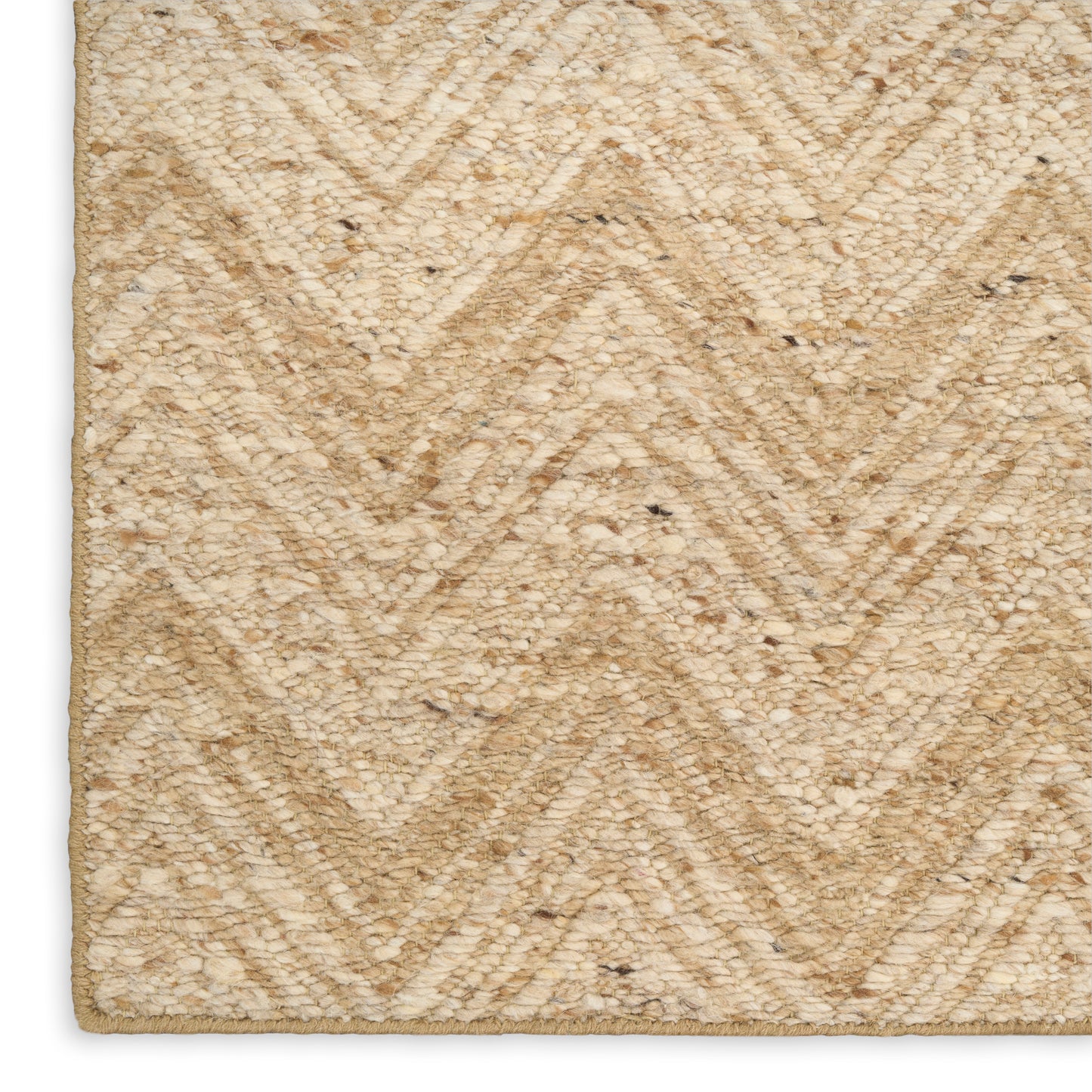 DKNY Pure Purl 8'6" x 11'6" Beige Ivory Modern Indoor Rug