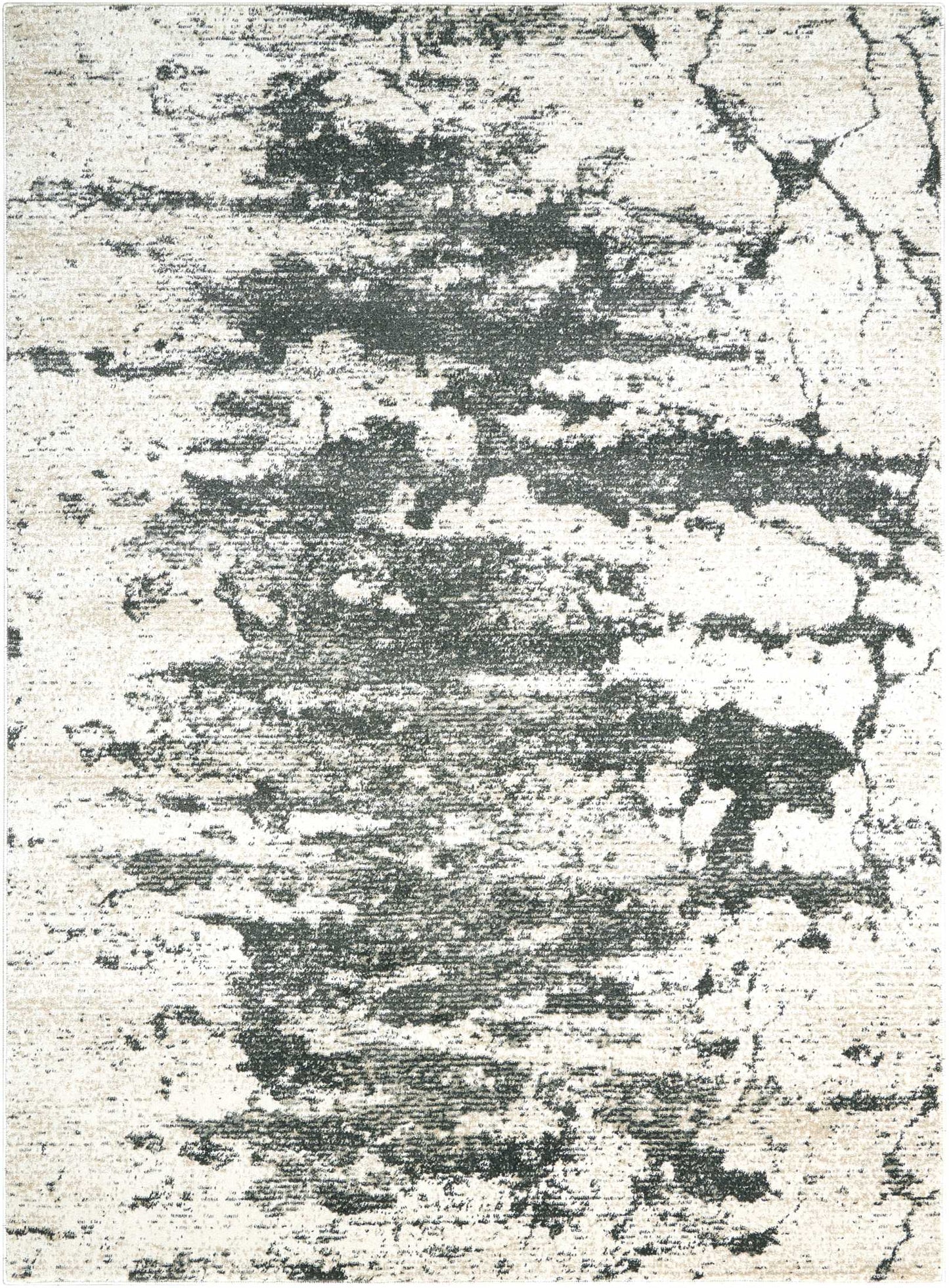 Nourison Maxell 3'10" x 5'10" Ivory/Grey Modern Indoor Rug