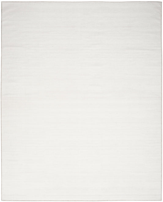 Nourison Washable Essentials 9'2" x 12' Ivory Grey Modern Indoor Rug