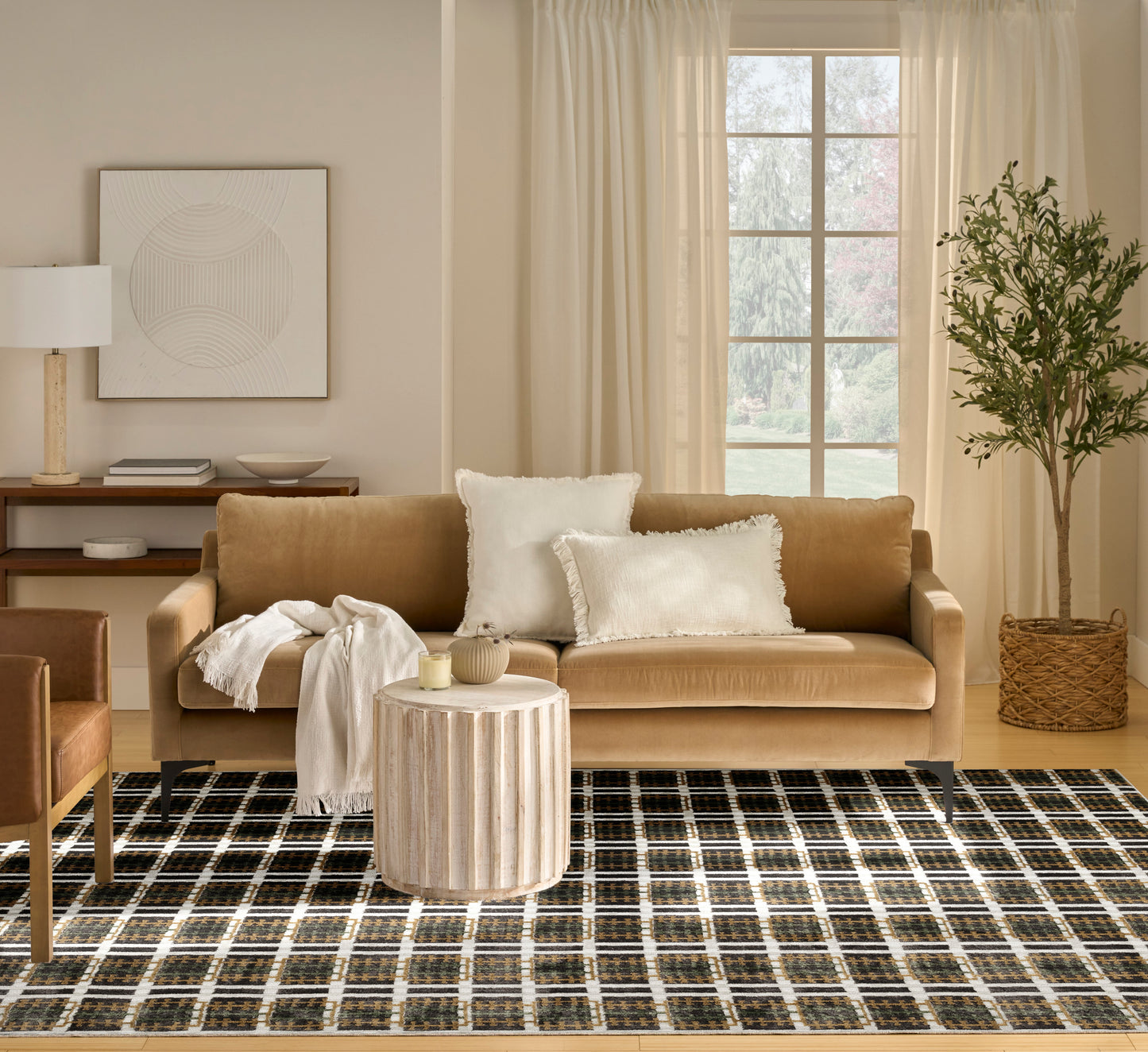 Nourison Nordic 8' x 10' Charcoal Multicolor Modern Indoor Rug