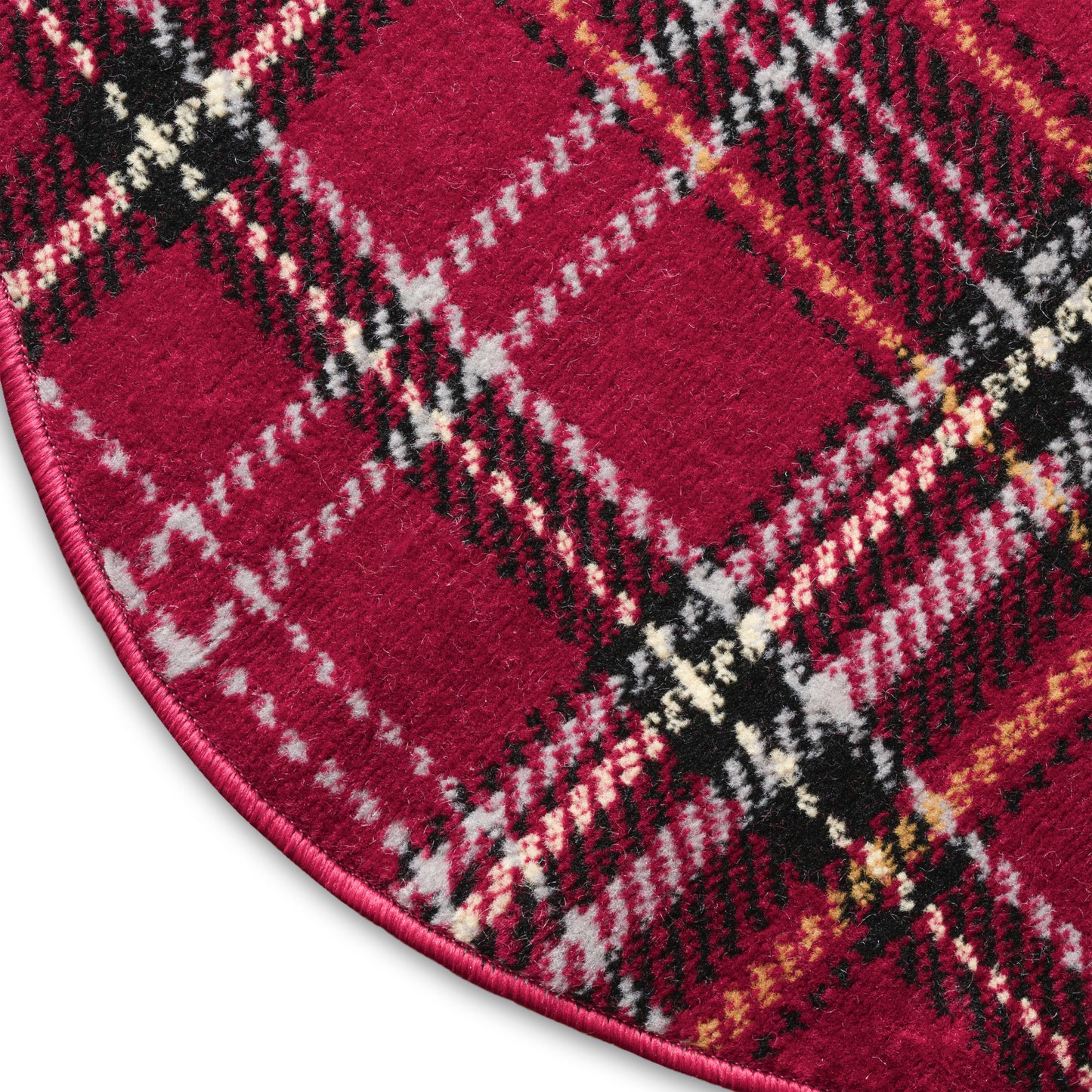 Nourison Grafix 3' x Round Red Christmas Indoor Rug