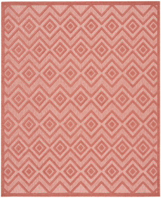 Nourison Versatile 9' x 12' Coral Orange Modern Rug