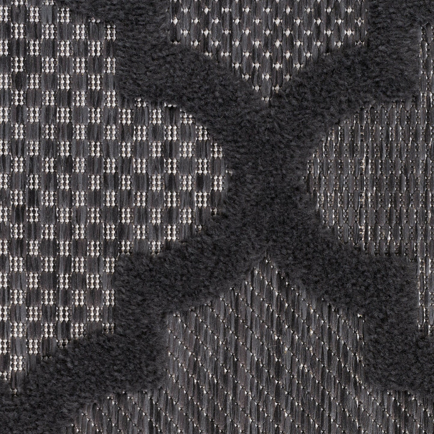 Nourison Easy Care 9' x 12' Charcoal Black Modern Rug