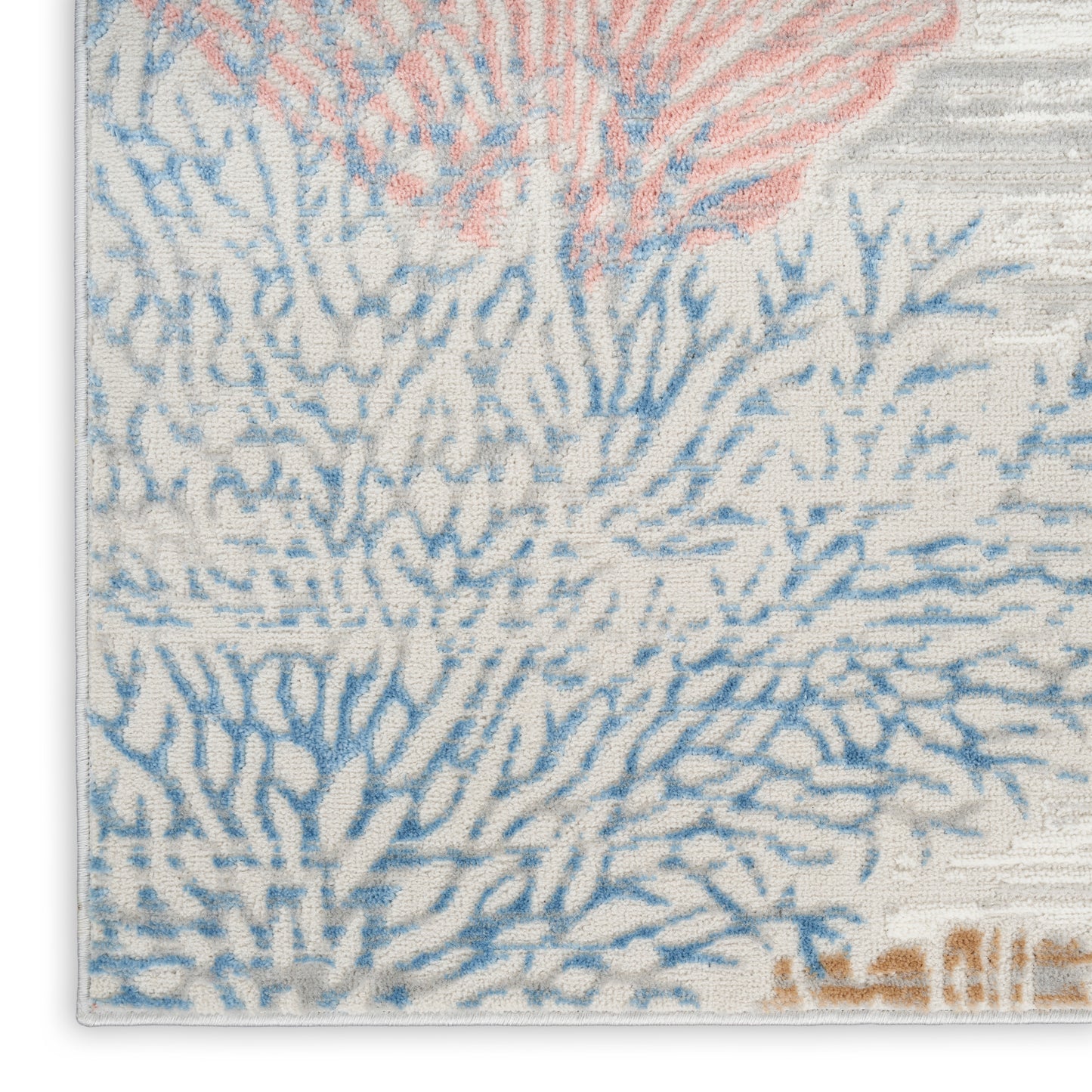 Nourison Seaside 9' x 12' Multicolor Coastal, Nautical & Beach Indoor Rug